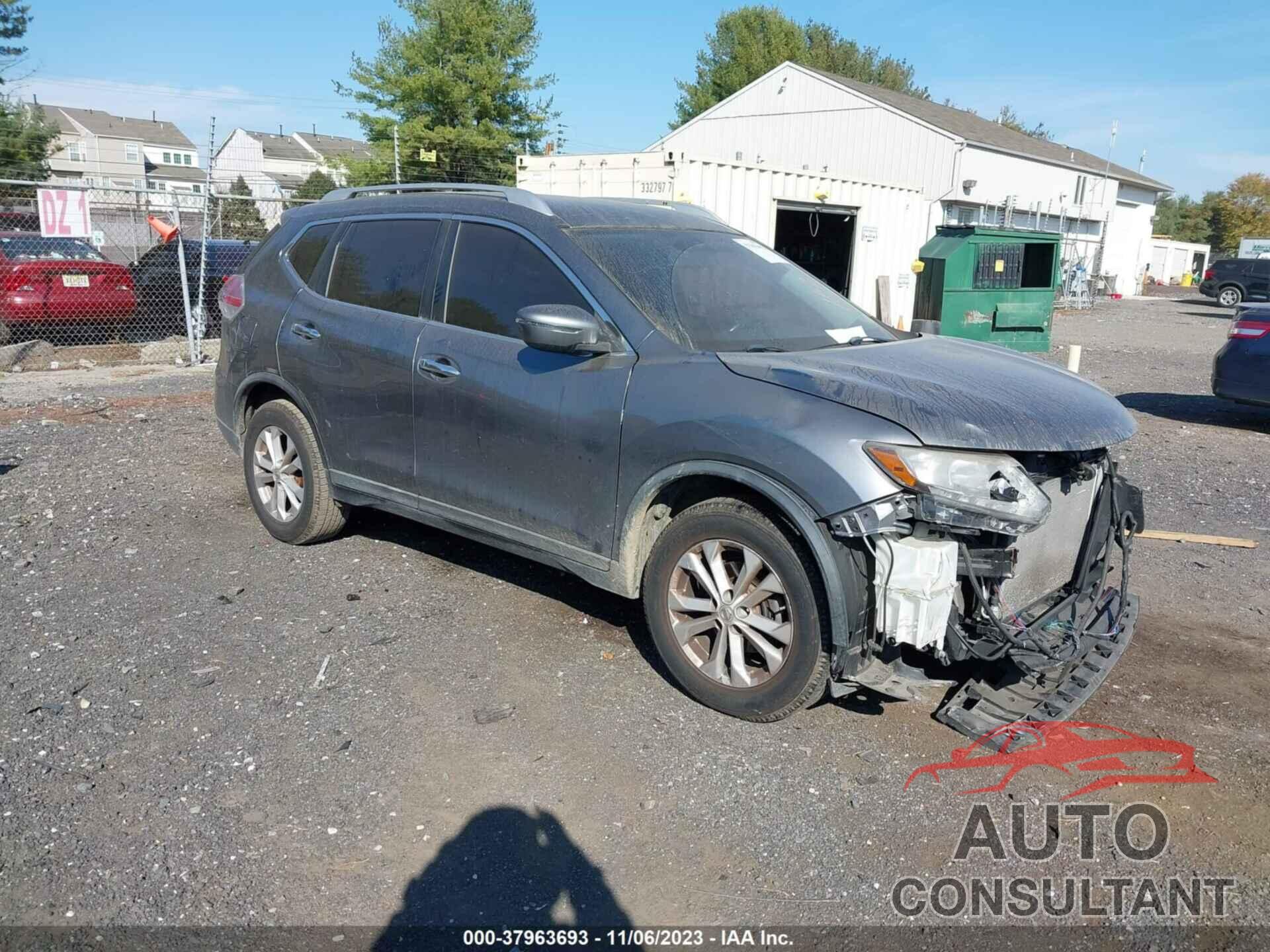 NISSAN ROGUE 2016 - KNMAT2MT7GP629462