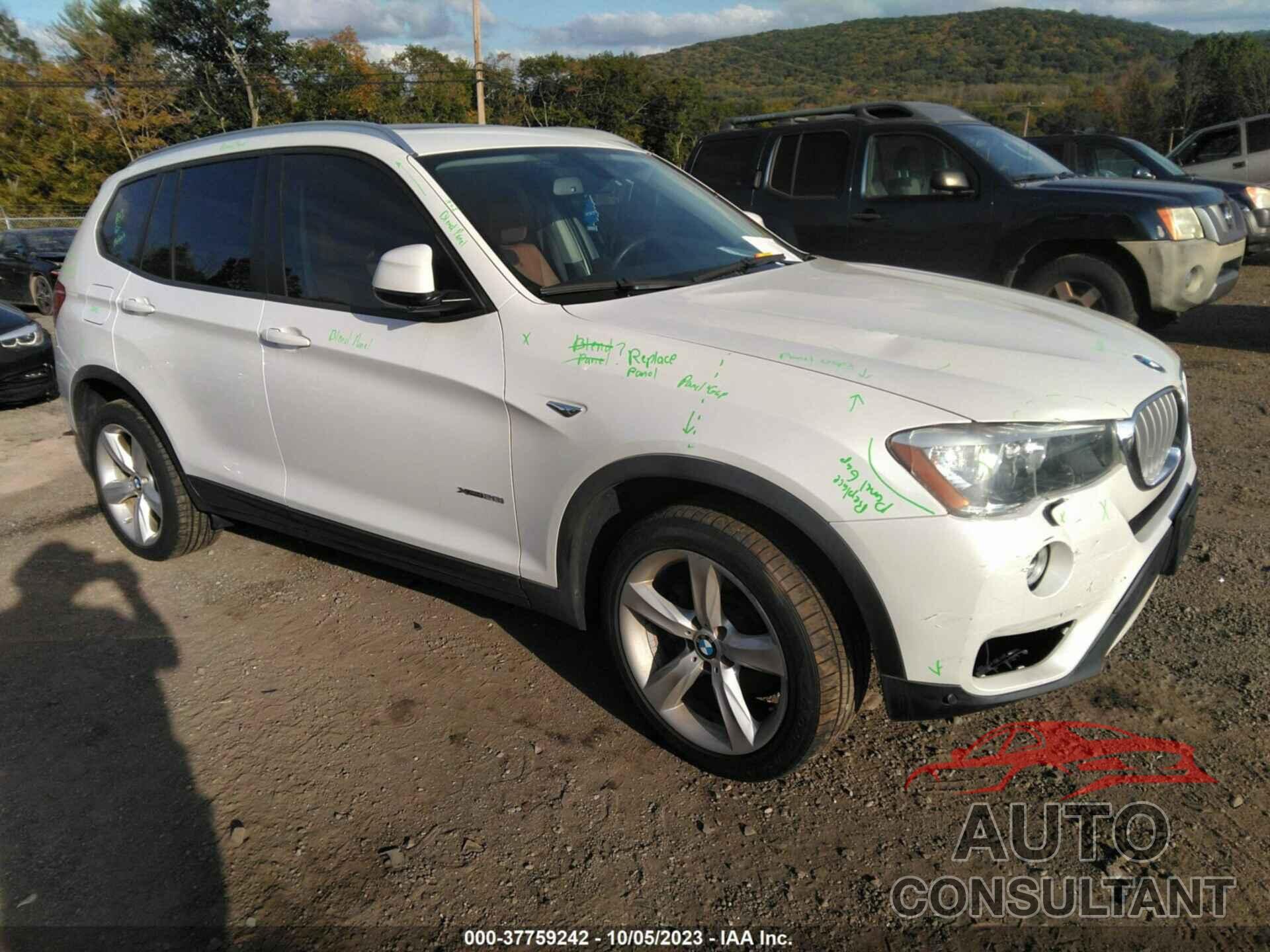 BMW X3 2017 - 5UXWX9C57H0T04177