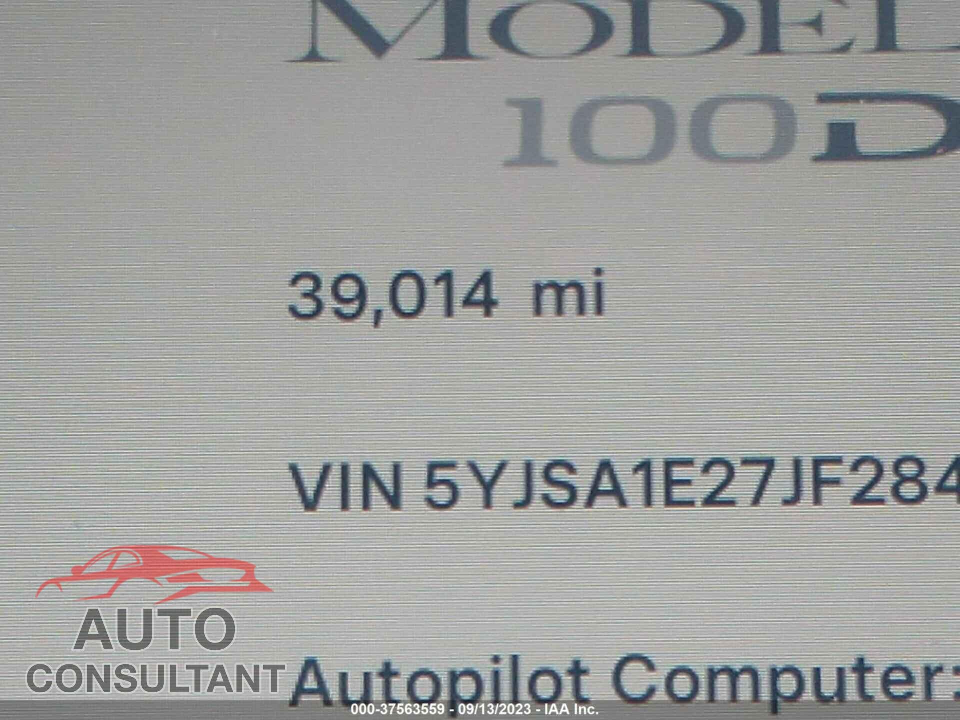 TESLA MODEL S 2018 - 5YJSA1E27JF284798