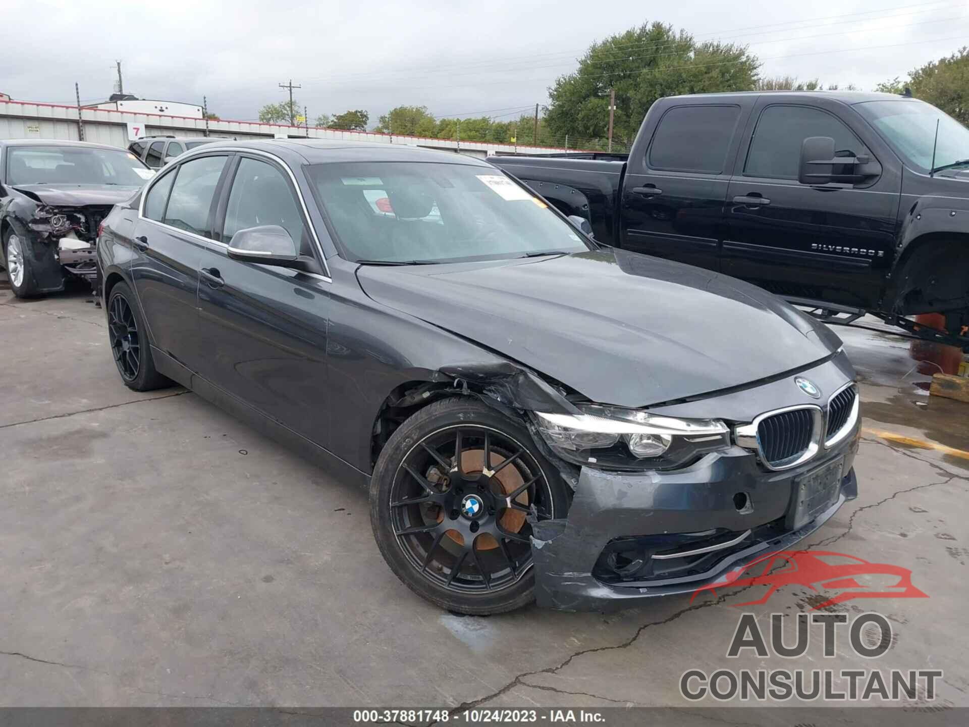 BMW 3 SERIES 2017 - WBA8B9C5XHK884793