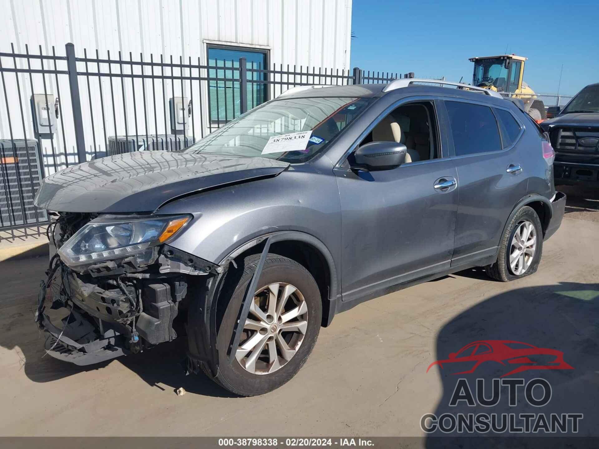 NISSAN ROGUE 2016 - KNMAT2MT7GP736446