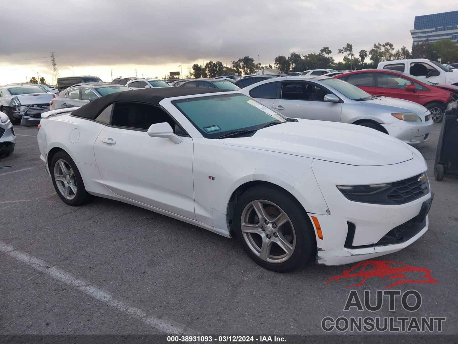 CHEVROLET CAMARO 2019 - 1G1FB3DX8K0108679