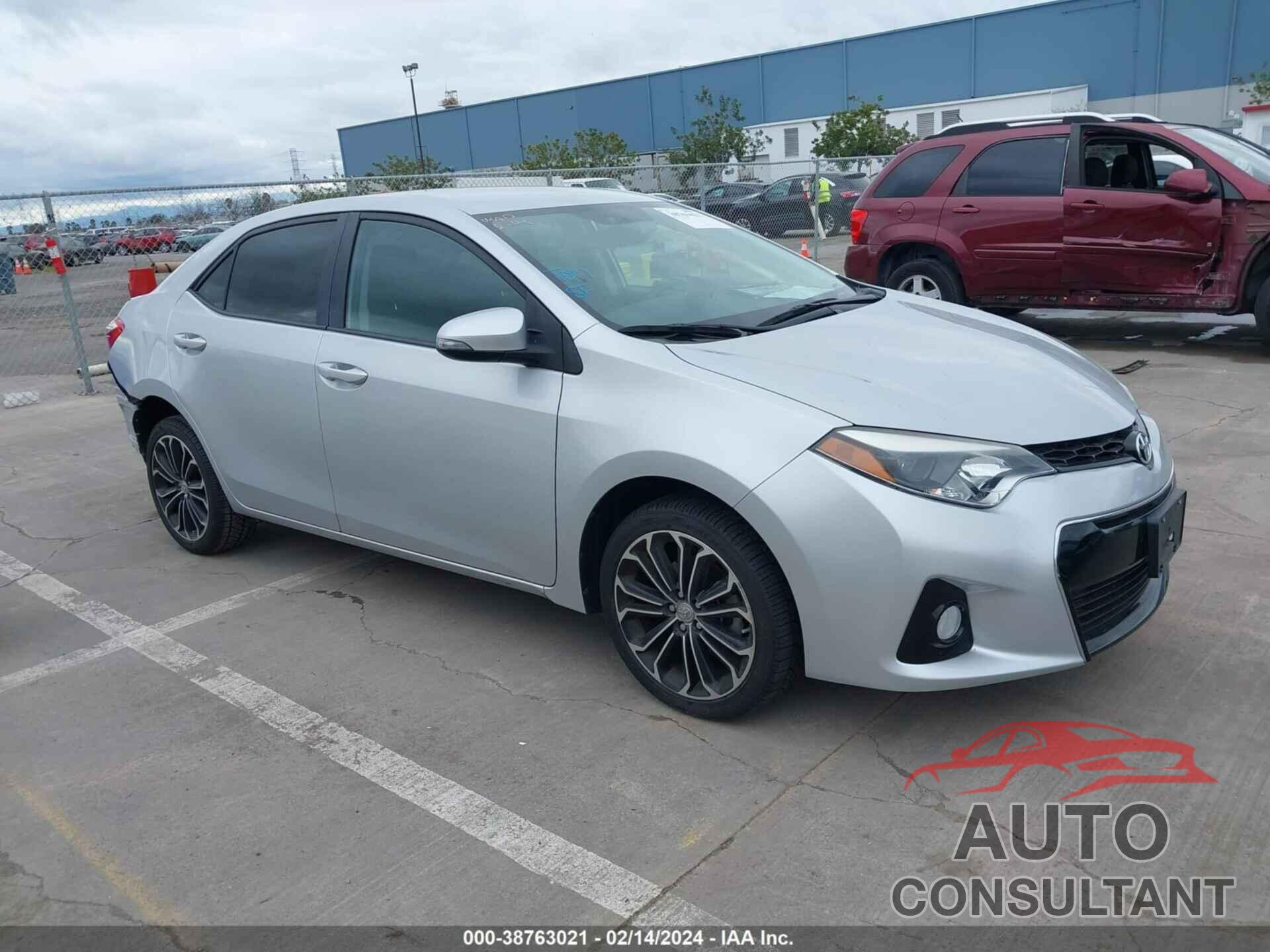 TOYOTA COROLLA 2016 - 5YFBURHE0GP501147