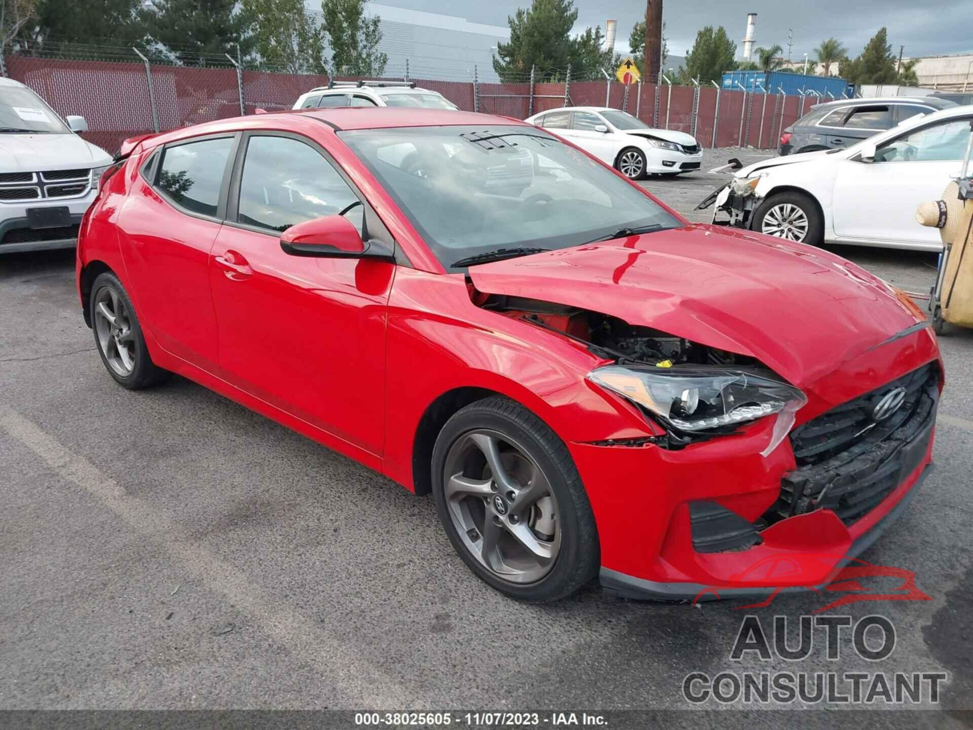 HYUNDAI VELOSTER 2019 - KMHTG6AF7KU006142