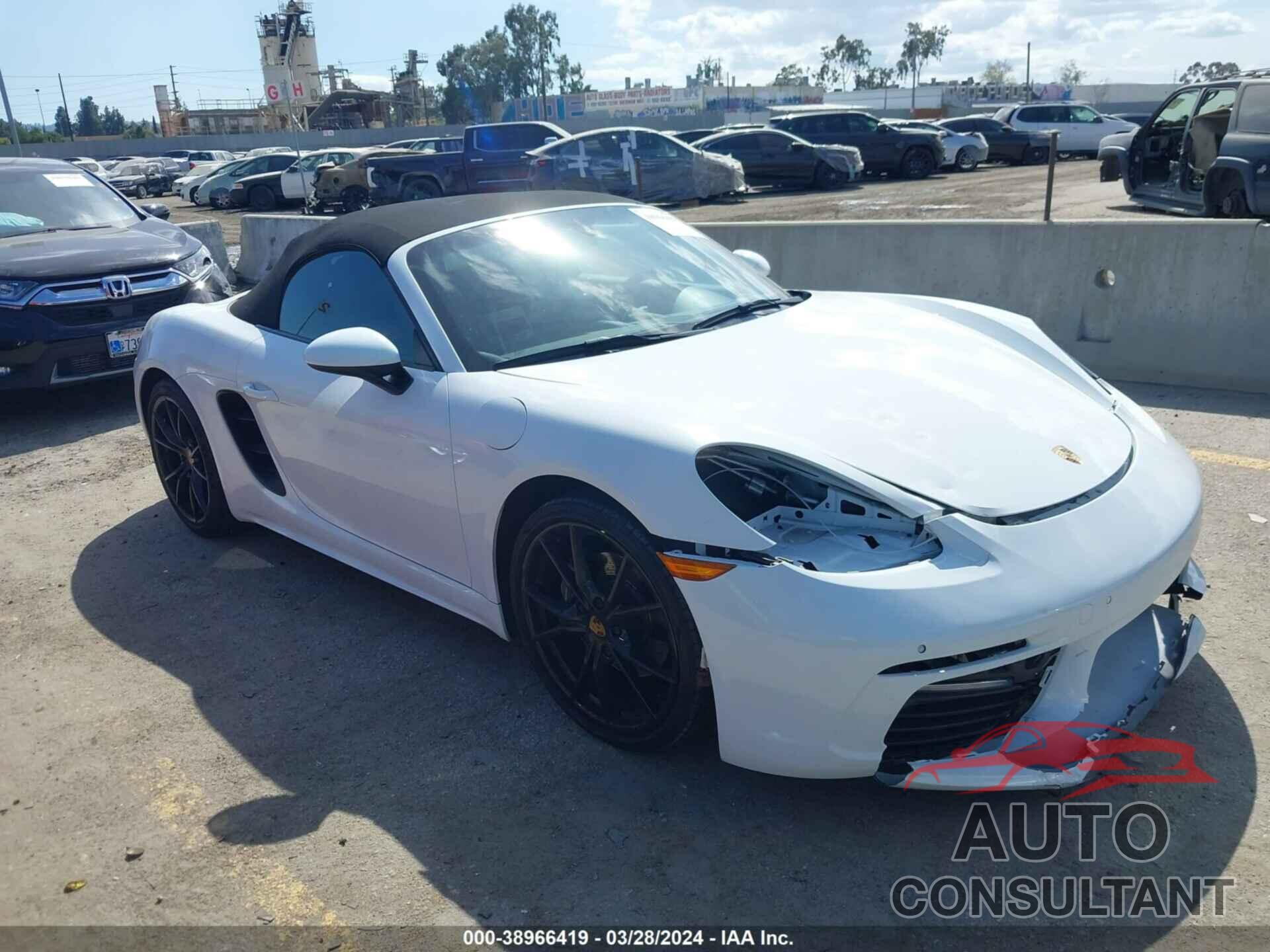 PORSCHE 718 BOXSTER 2019 - WP0CA2A89KS211313