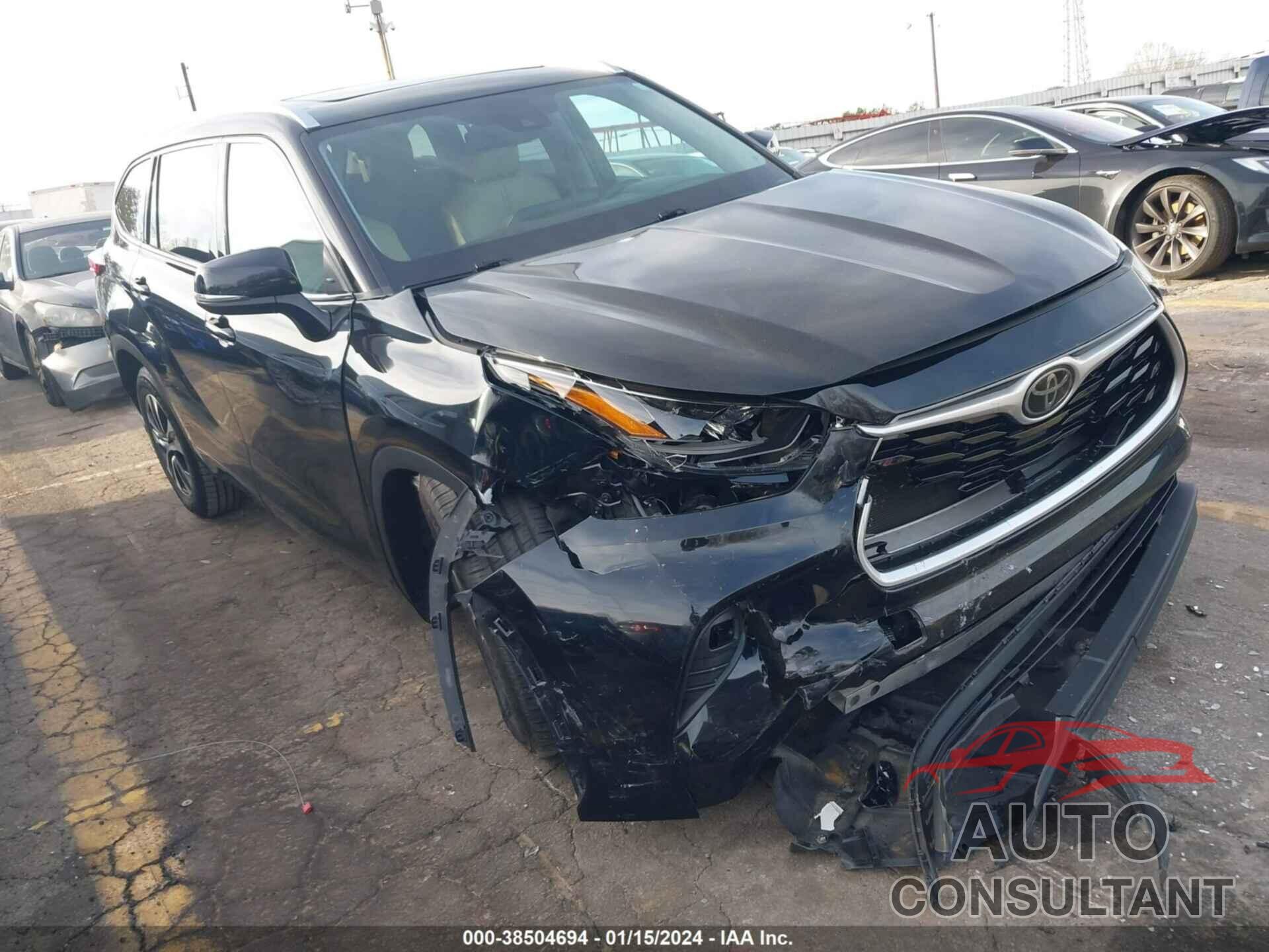 TOYOTA HIGHLANDER 2021 - 5TDGZRAH0MS057914