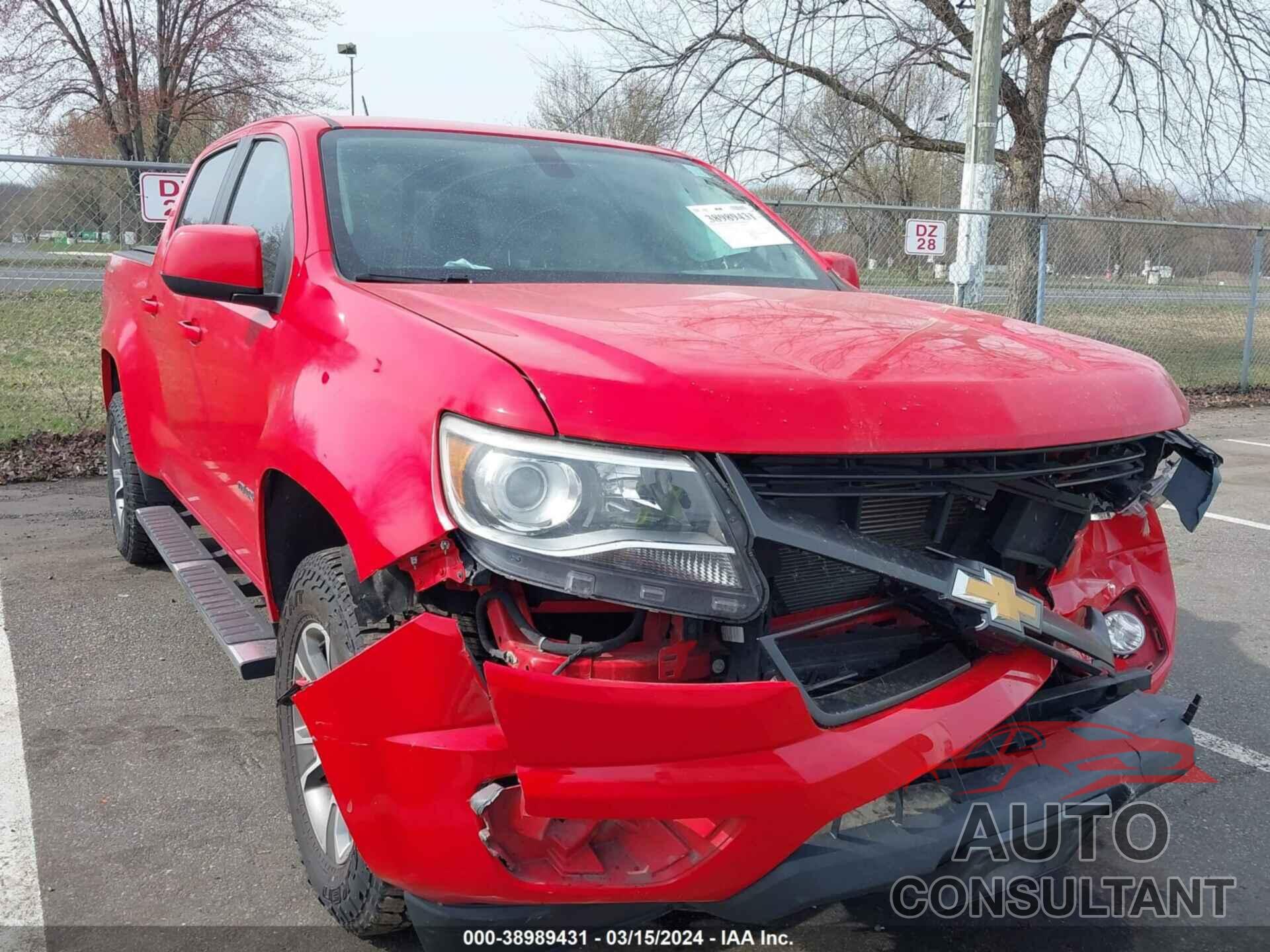 CHEVROLET COLORADO 2016 - 1GCGTDE31G1229758