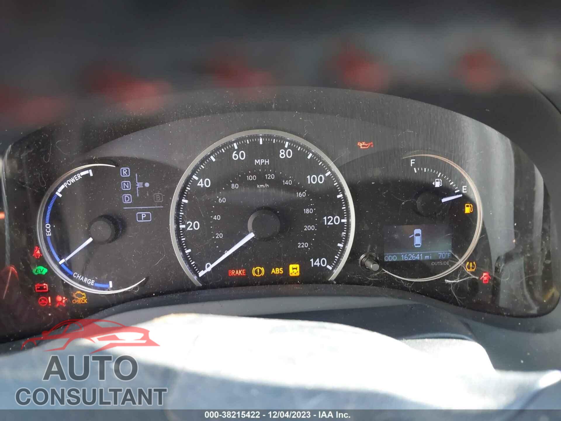 LEXUS CT 2016 - JTHKD5BH1G2263768