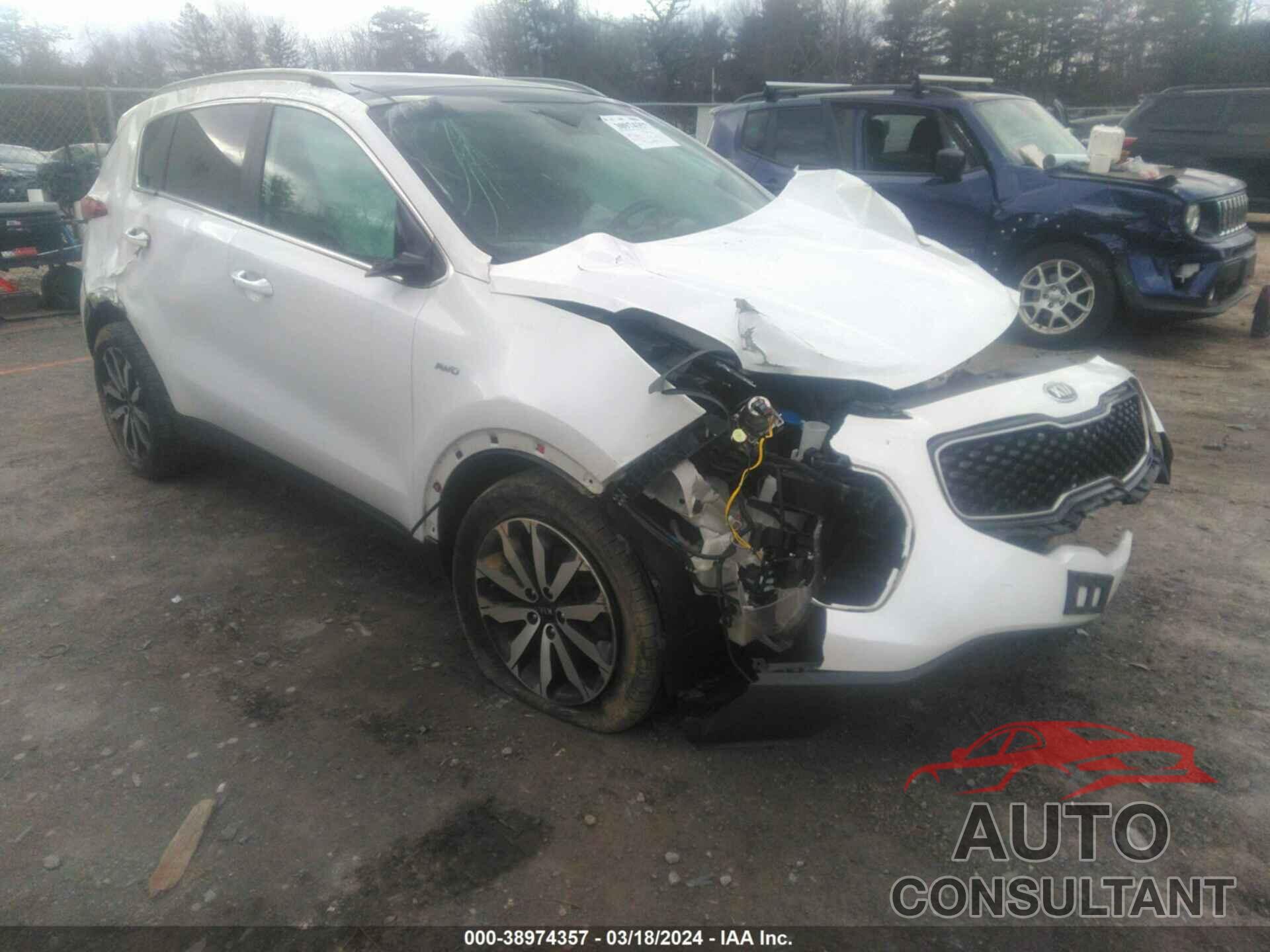 KIA SPORTAGE 2017 - KNDPNCAC7H7105146