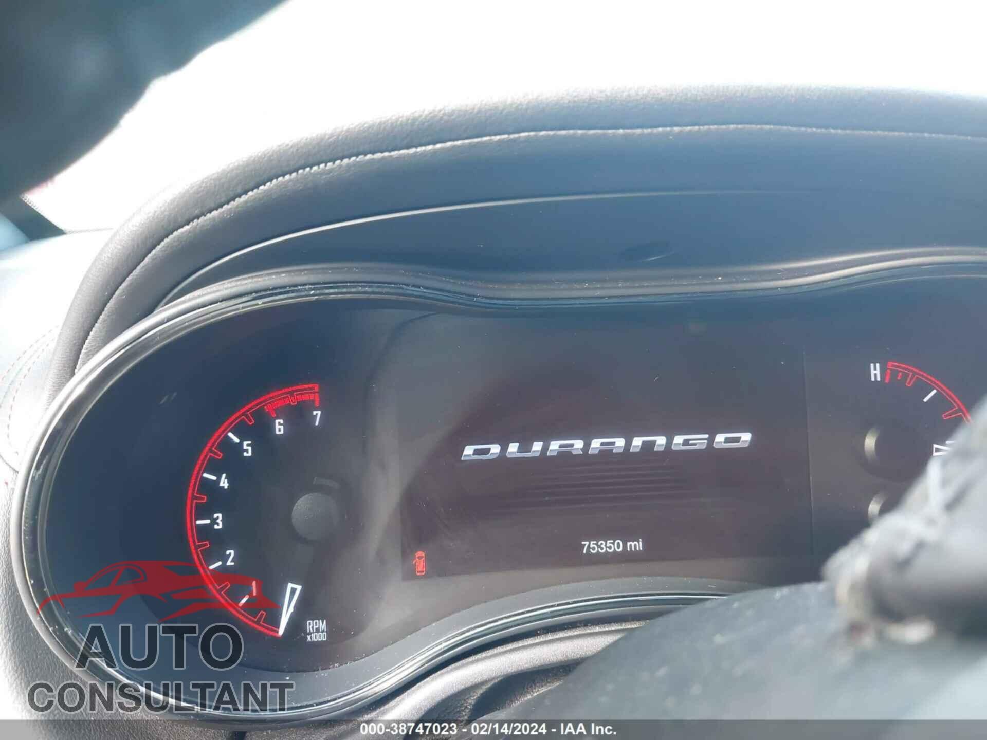 DODGE DURANGO 2018 - 1C4SDJCT4JC134101