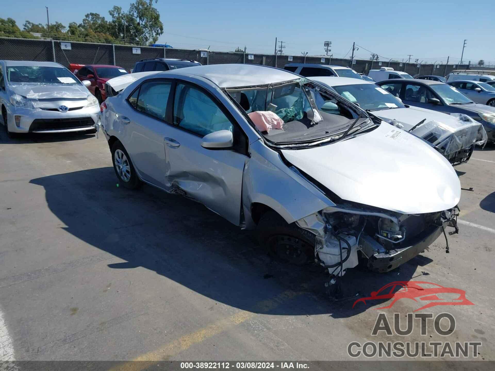 TOYOTA COROLLA 2017 - 5YFBURHE5HP718937