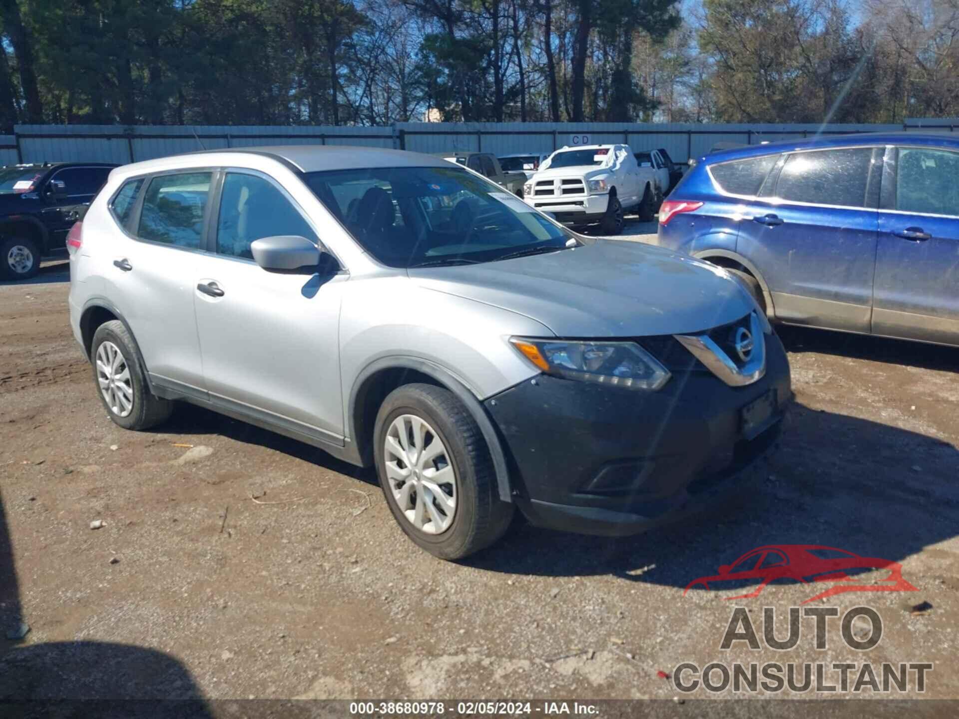 NISSAN ROGUE 2016 - KNMAT2MT4GP674892