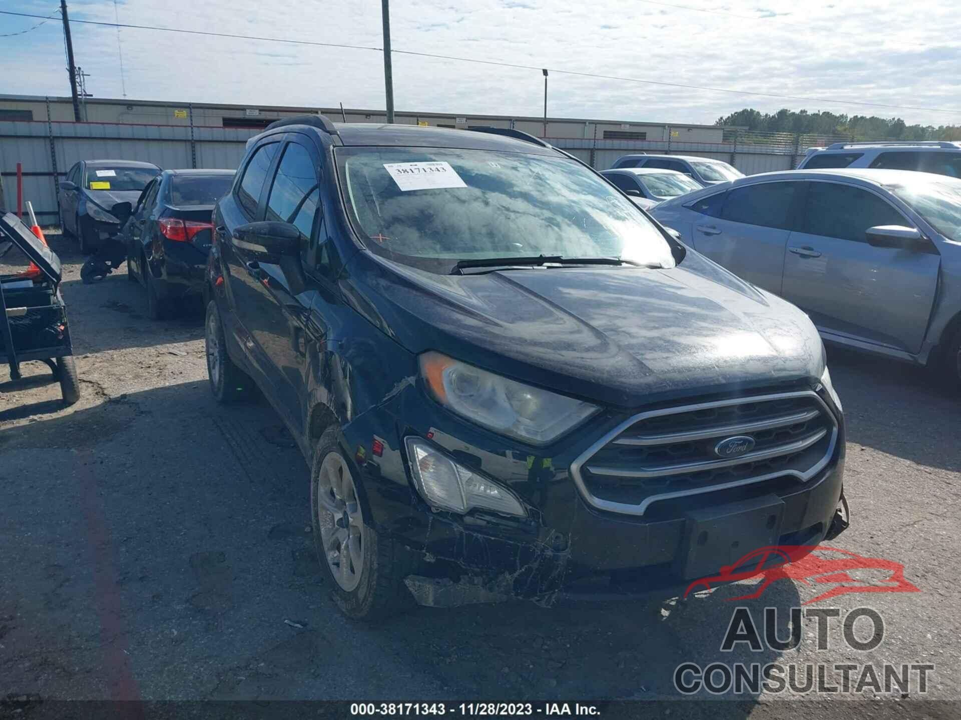 FORD ECOSPORT 2018 - MAJ3P1TE6JC174263