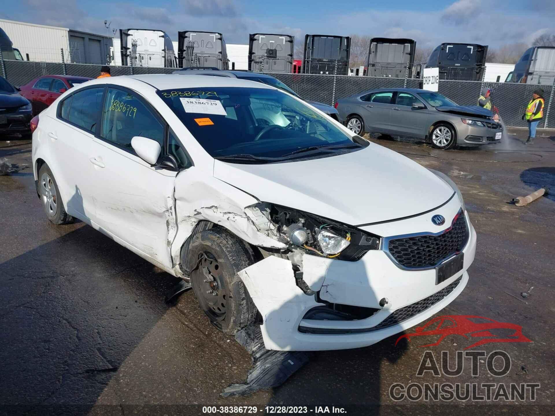 KIA FORTE 2016 - KNAFK4A67G5468218