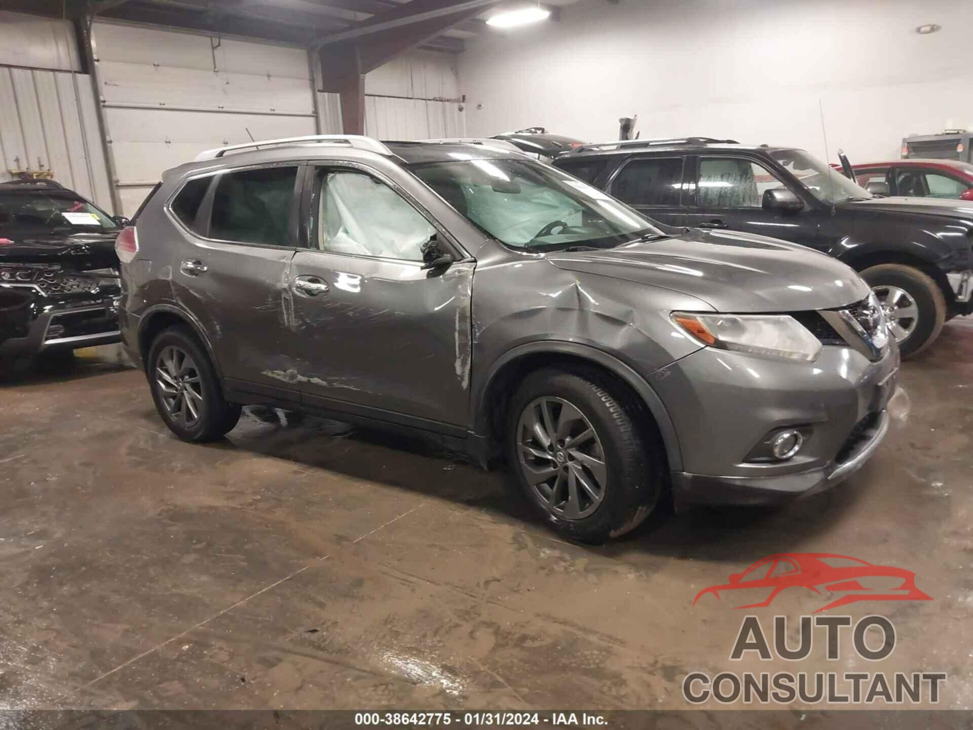 NISSAN ROGUE 2016 - 5N1AT2MV0GC814277