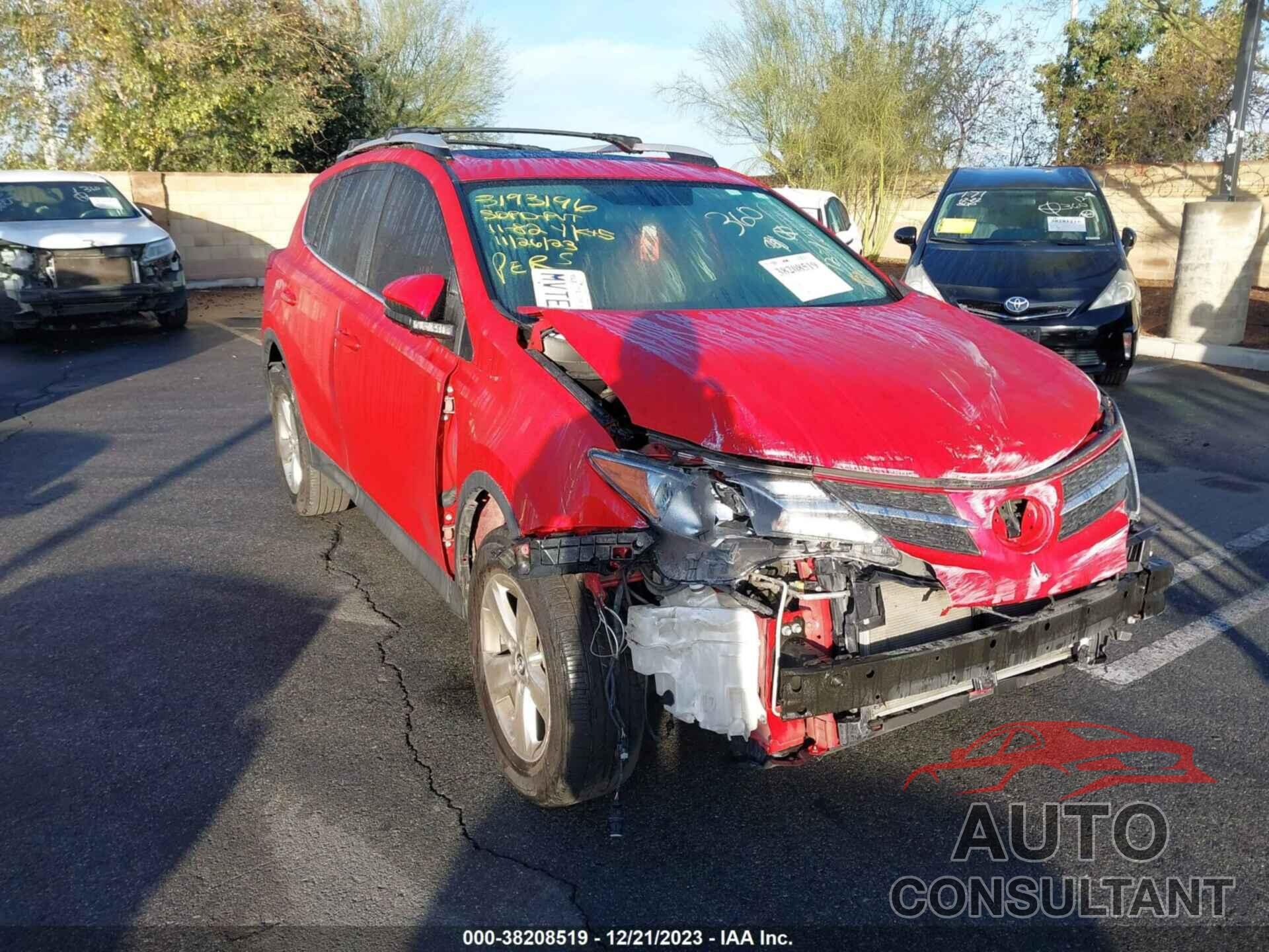 TOYOTA RAV4 2015 - 2T3WFREV1FW170292