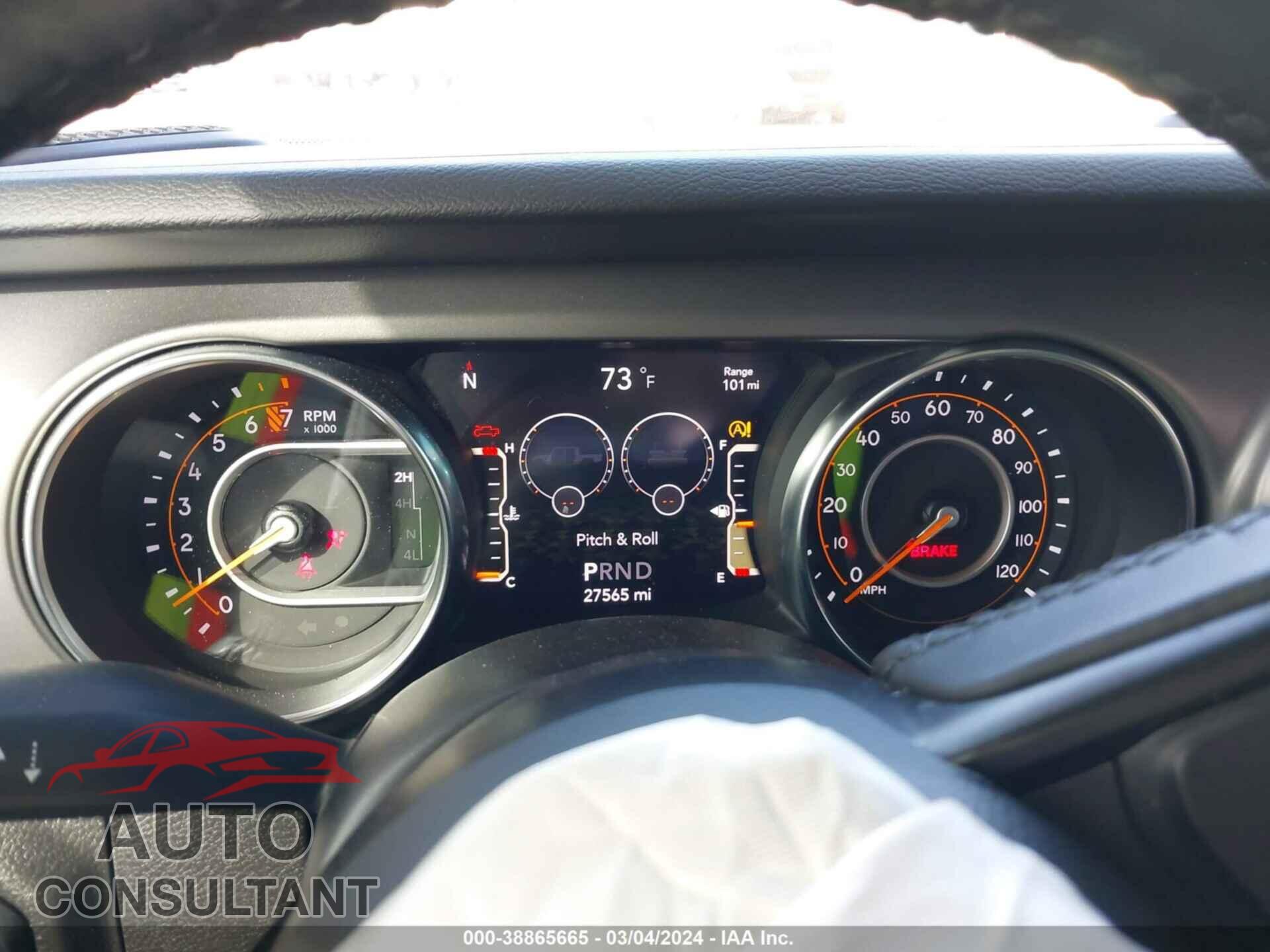 JEEP GLADIATOR 2022 - 1C6HJTAG5NL107894