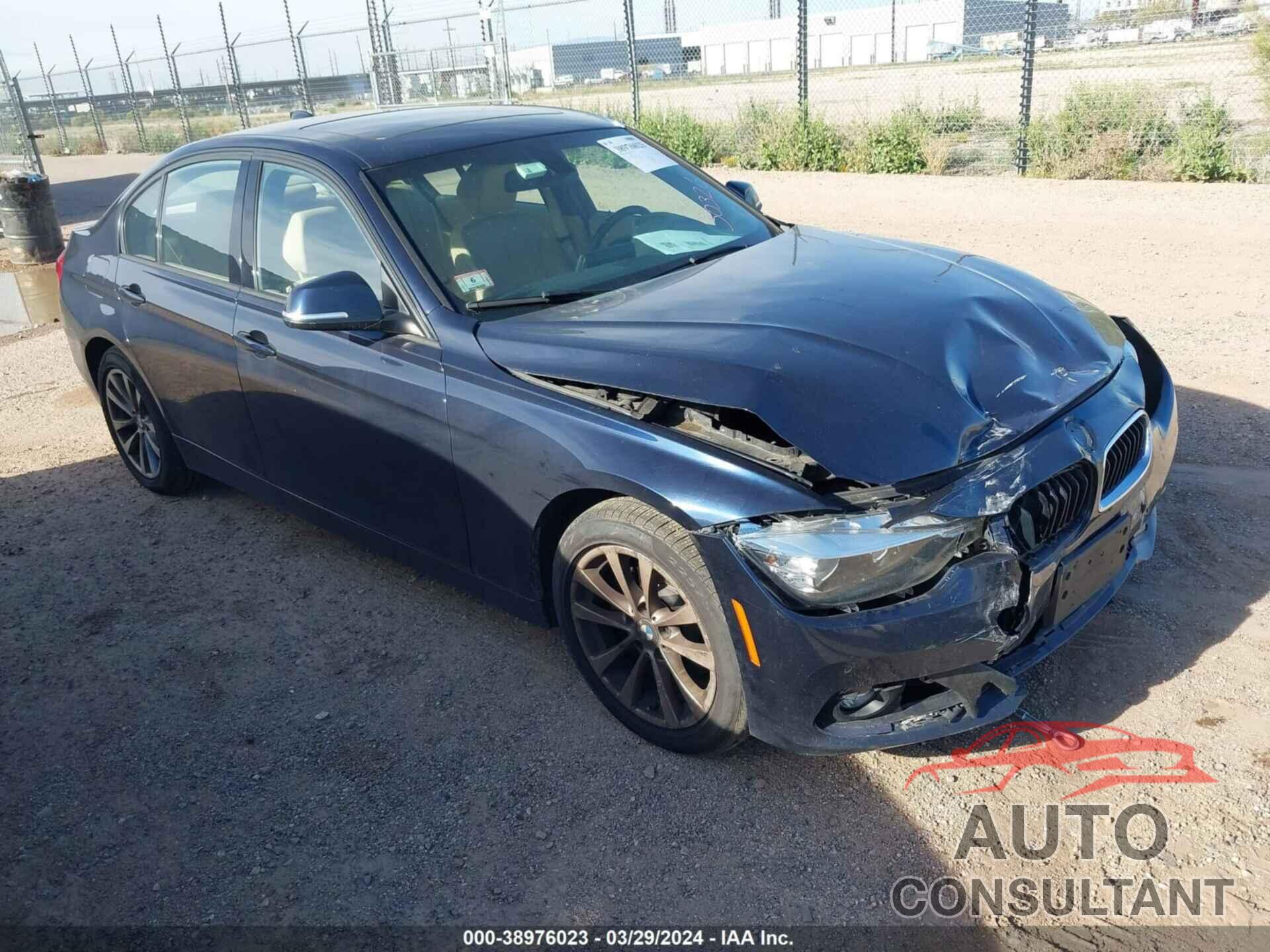 BMW 328I 2016 - WBA8E3G56GNU02297