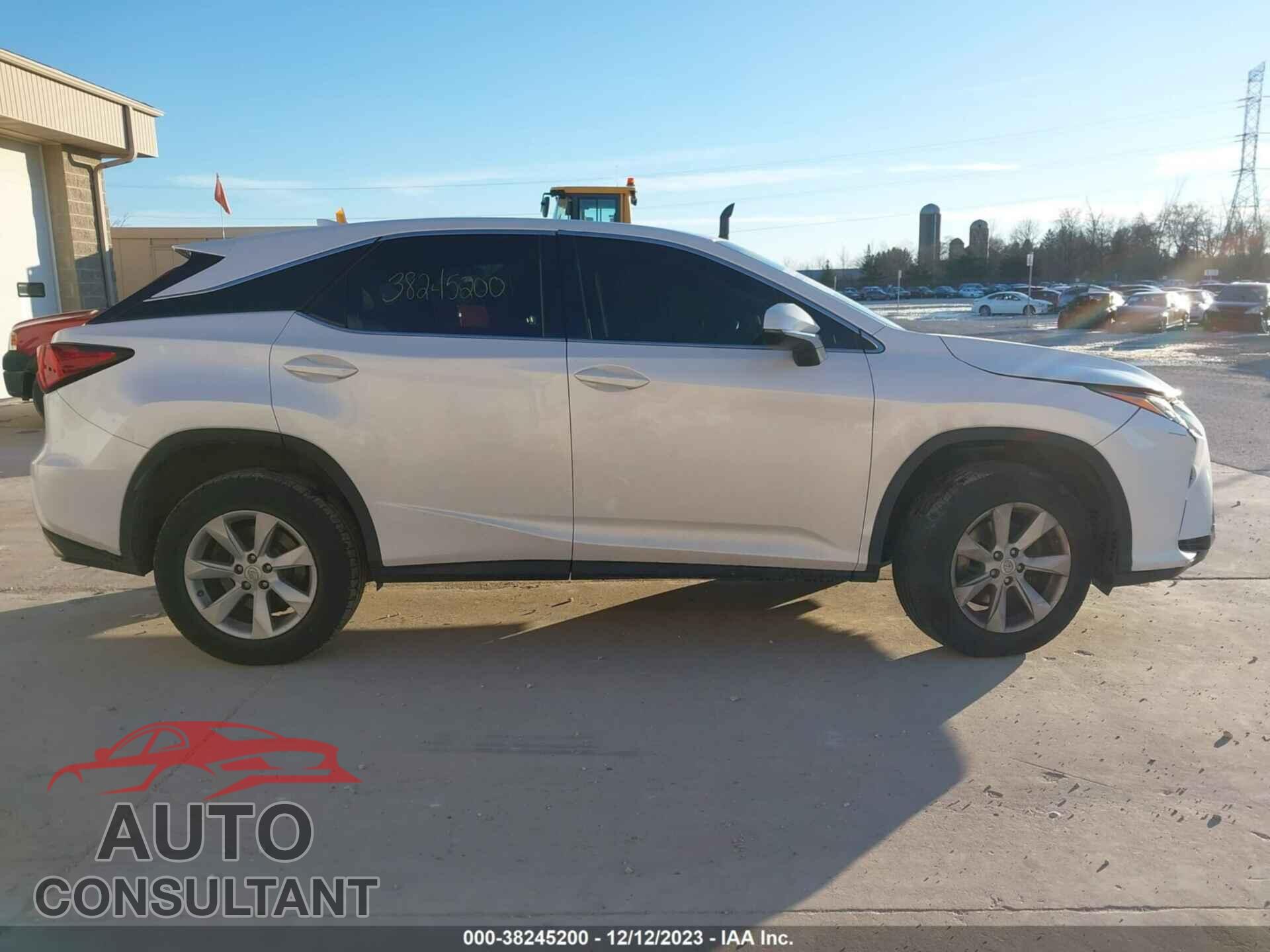LEXUS RX 2017 - 2T2ZZMCA1HC076476