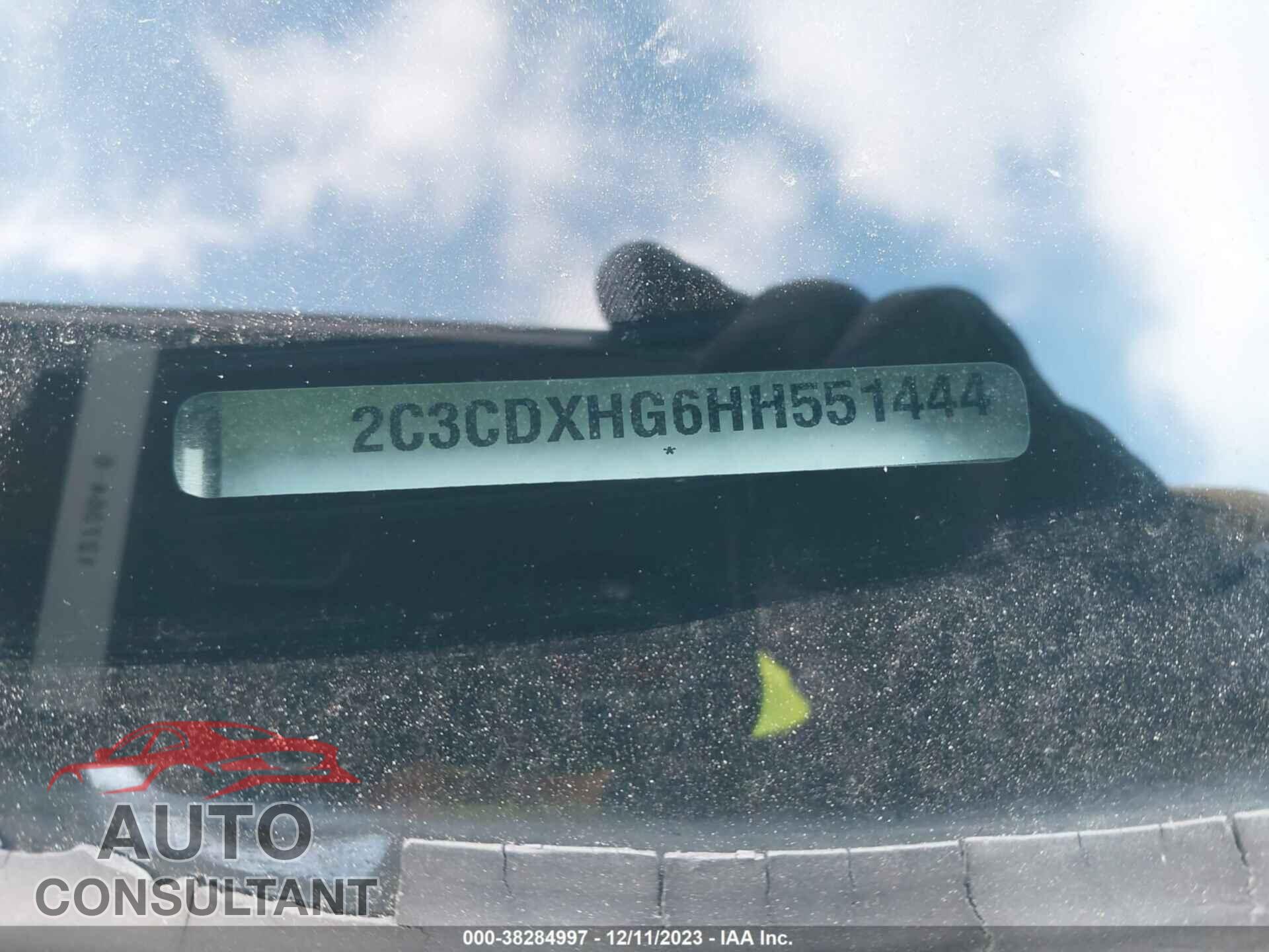 DODGE CHARGER 2017 - 2C3CDXHG6HH551444