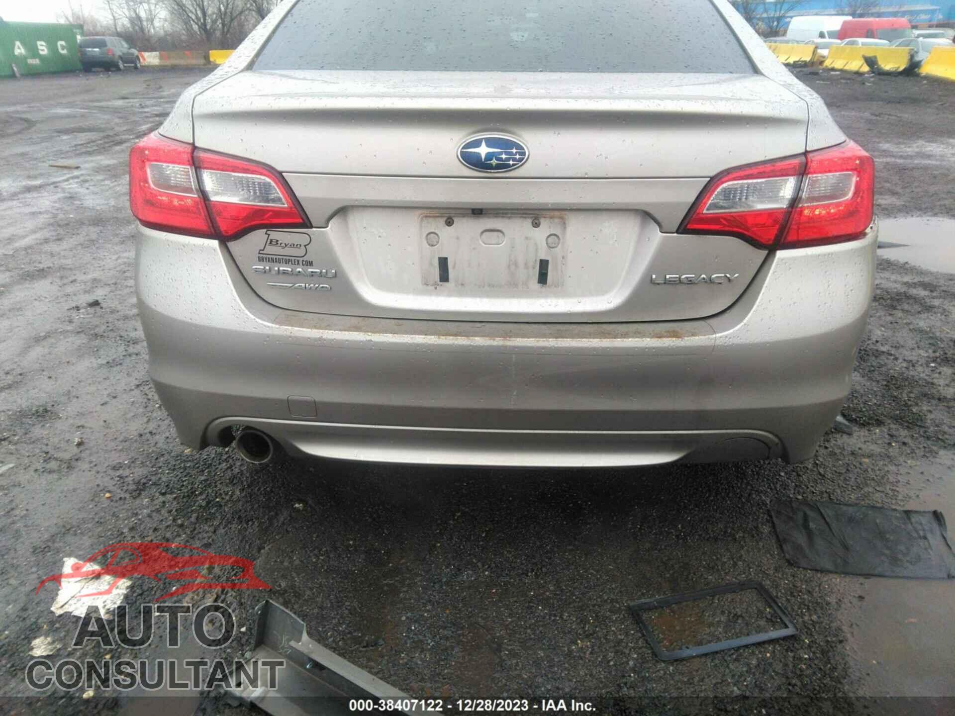 SUBARU LEGACY 2016 - 4S3BNBC64G3052696