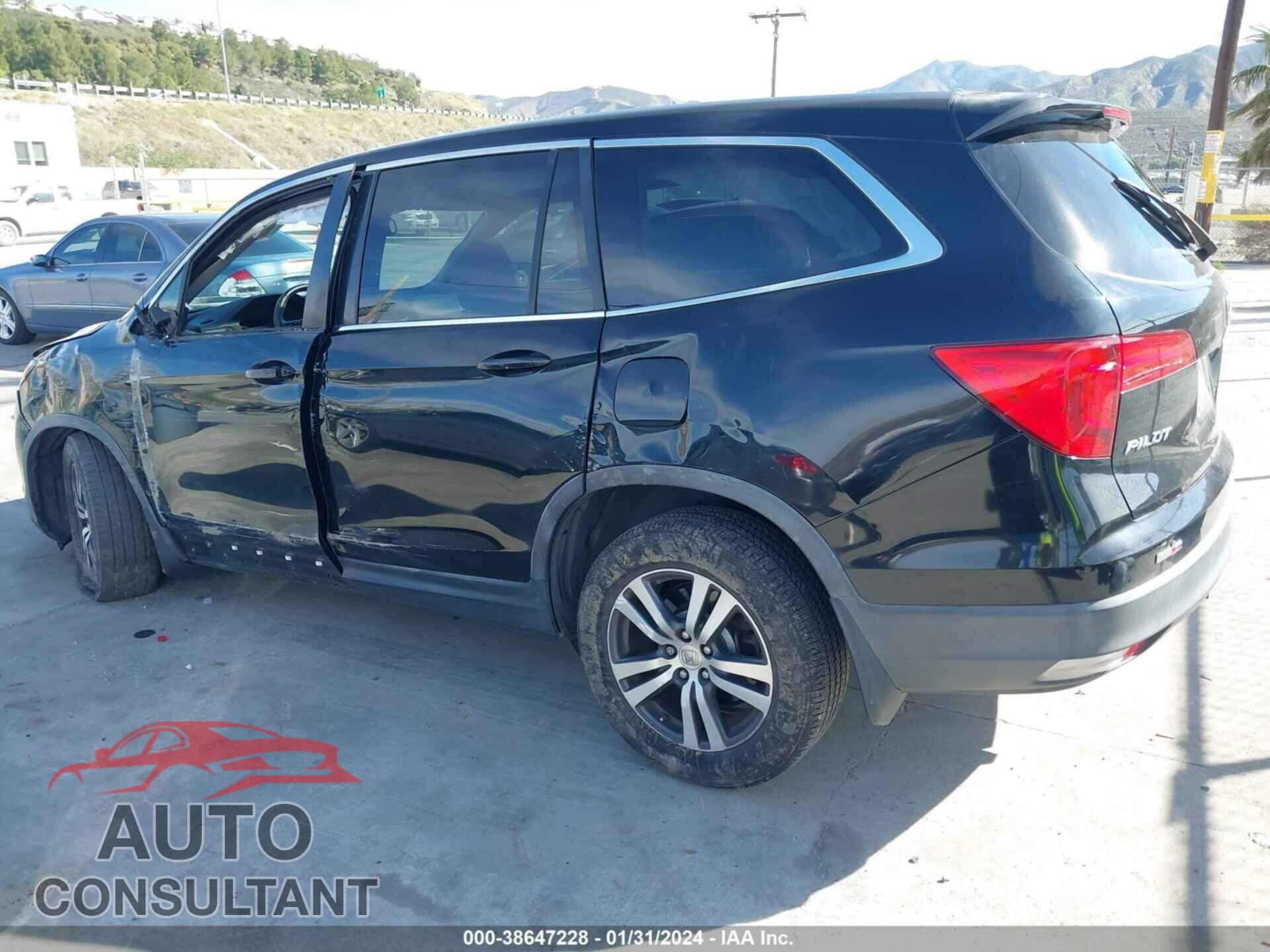HONDA PILOT 2016 - 5FNYF5H70GB009163