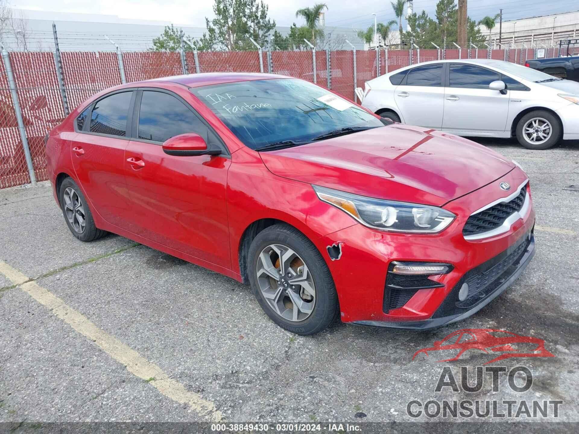 KIA FORTE 2019 - 3KPF24AD1KE126259