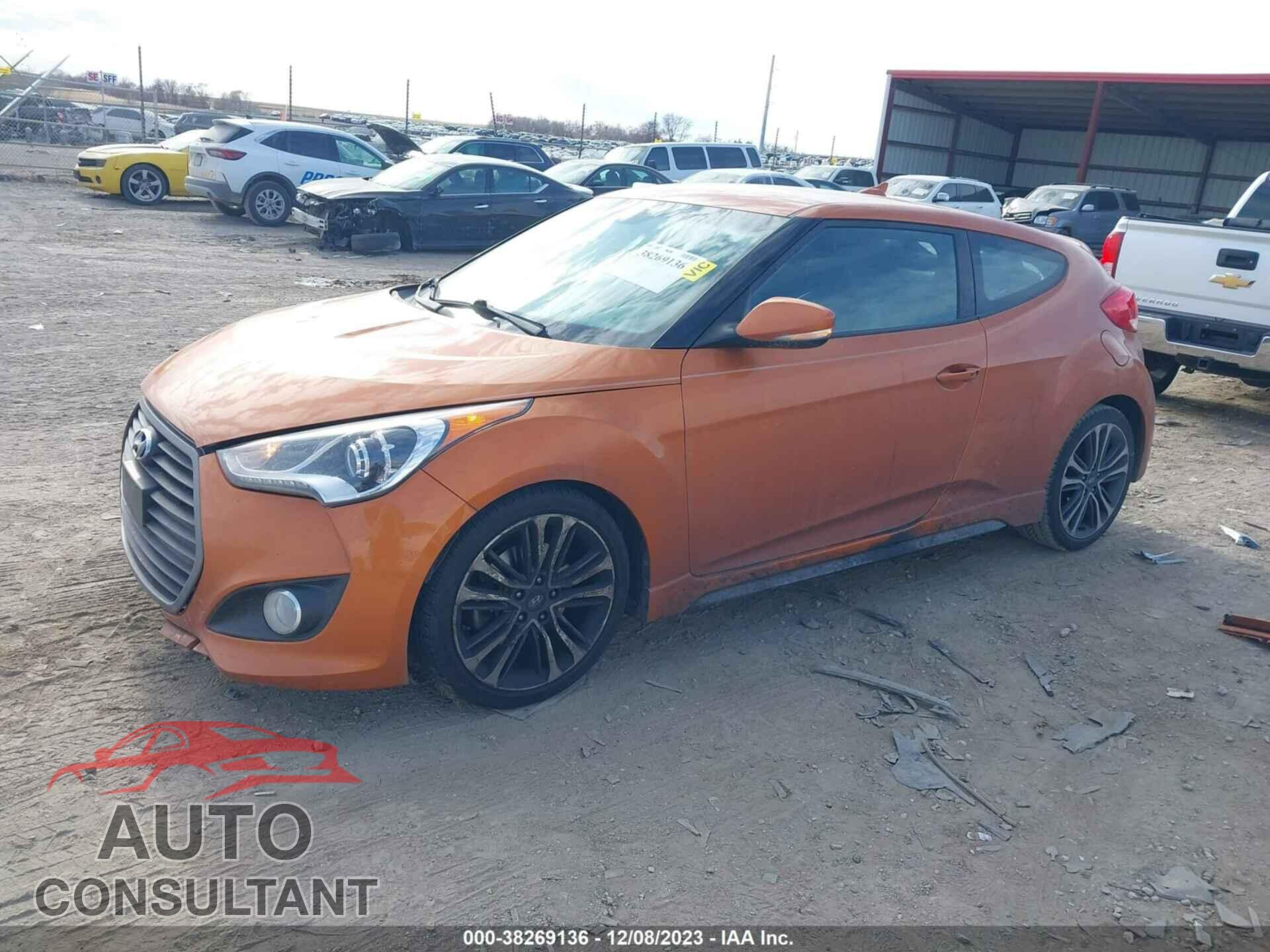 HYUNDAI VELOSTER 2016 - KMHTC6AE2GU291634