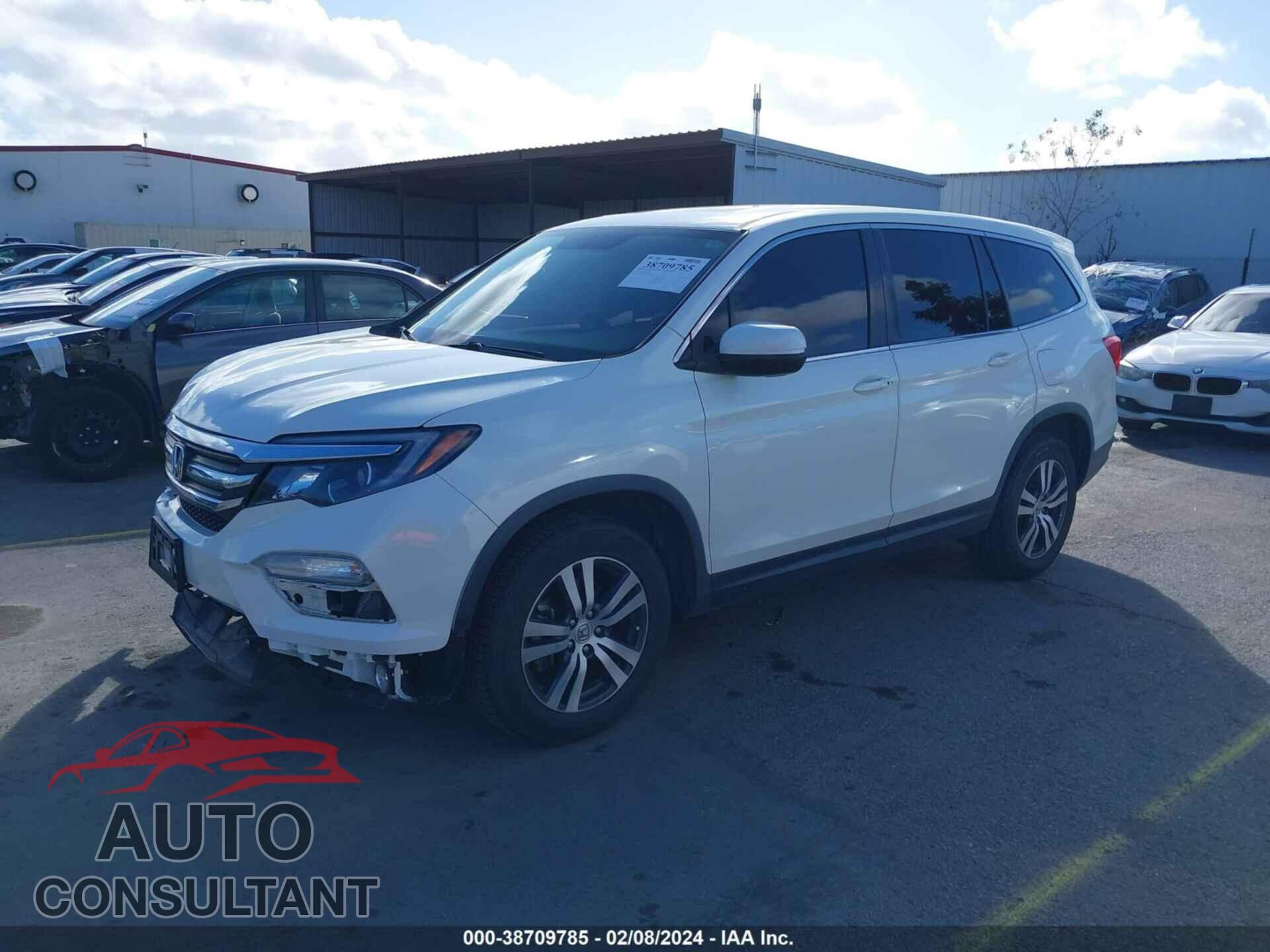 HONDA PILOT 2017 - 5FNYF6H50HB061589