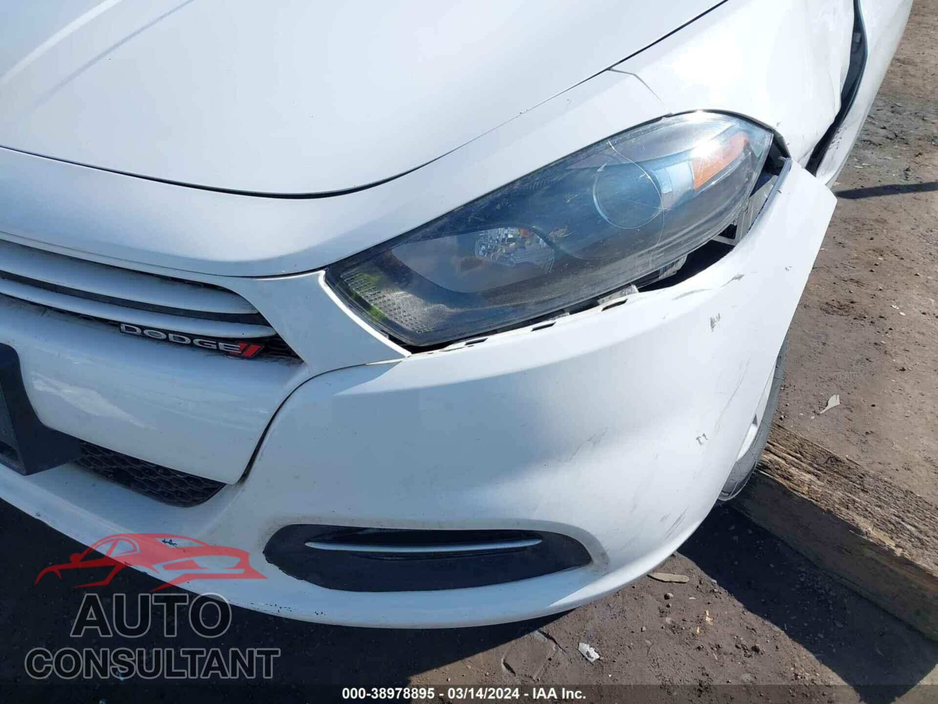 DODGE DART 2016 - 1C3CDFBB9GD762110