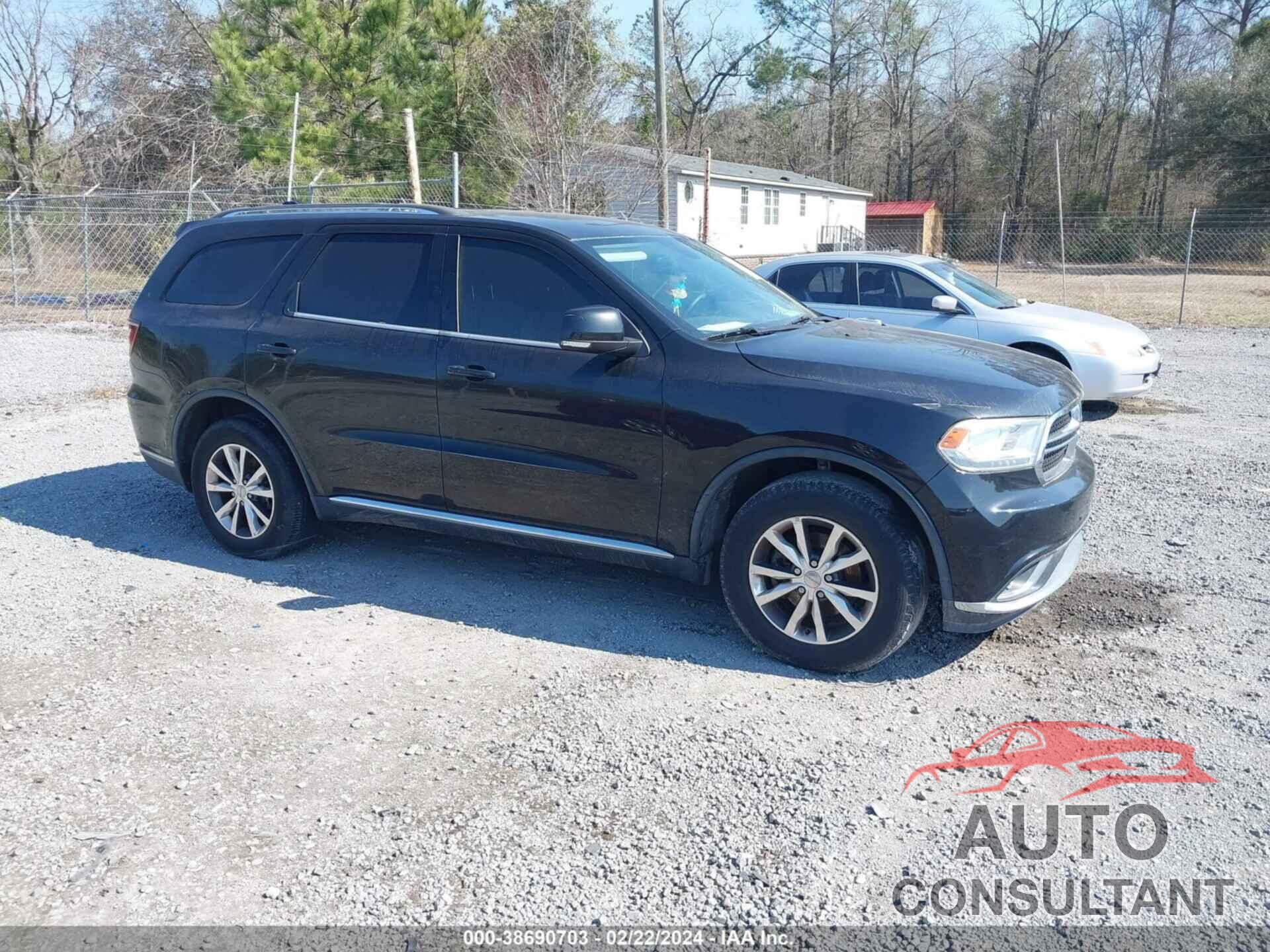 DODGE DURANGO 2016 - 1C4RDHDG8GC482940