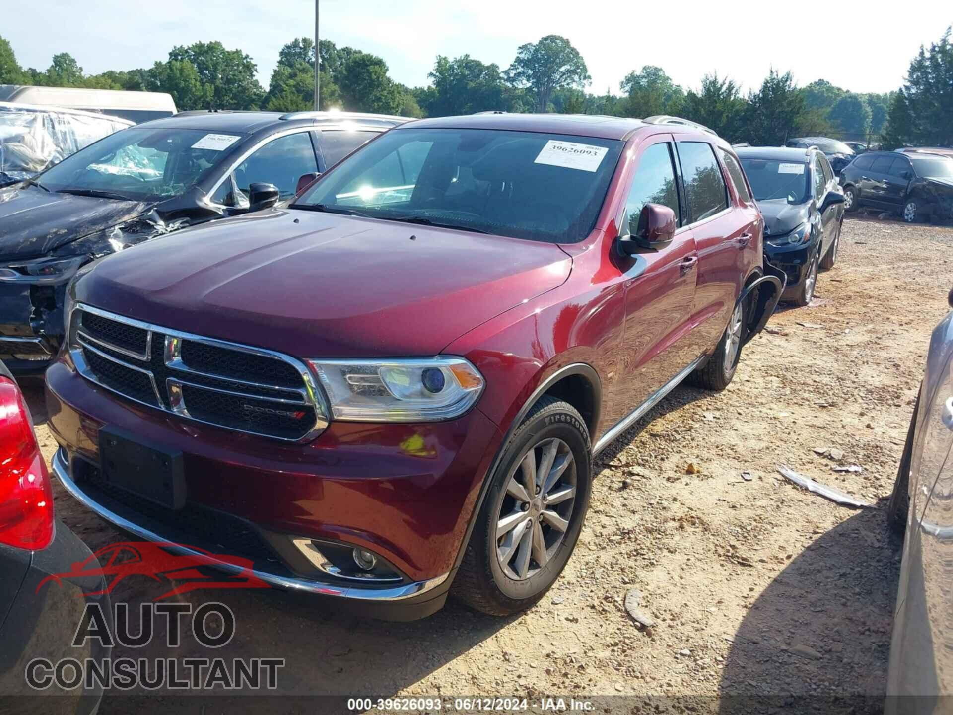 DODGE DURANGO 2019 - 1C4RDJAG4KC723509