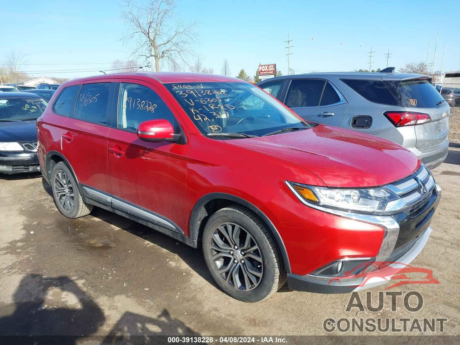 MITSUBISHI OUTLANDER 2016 - JA4AD3A32GZ006305