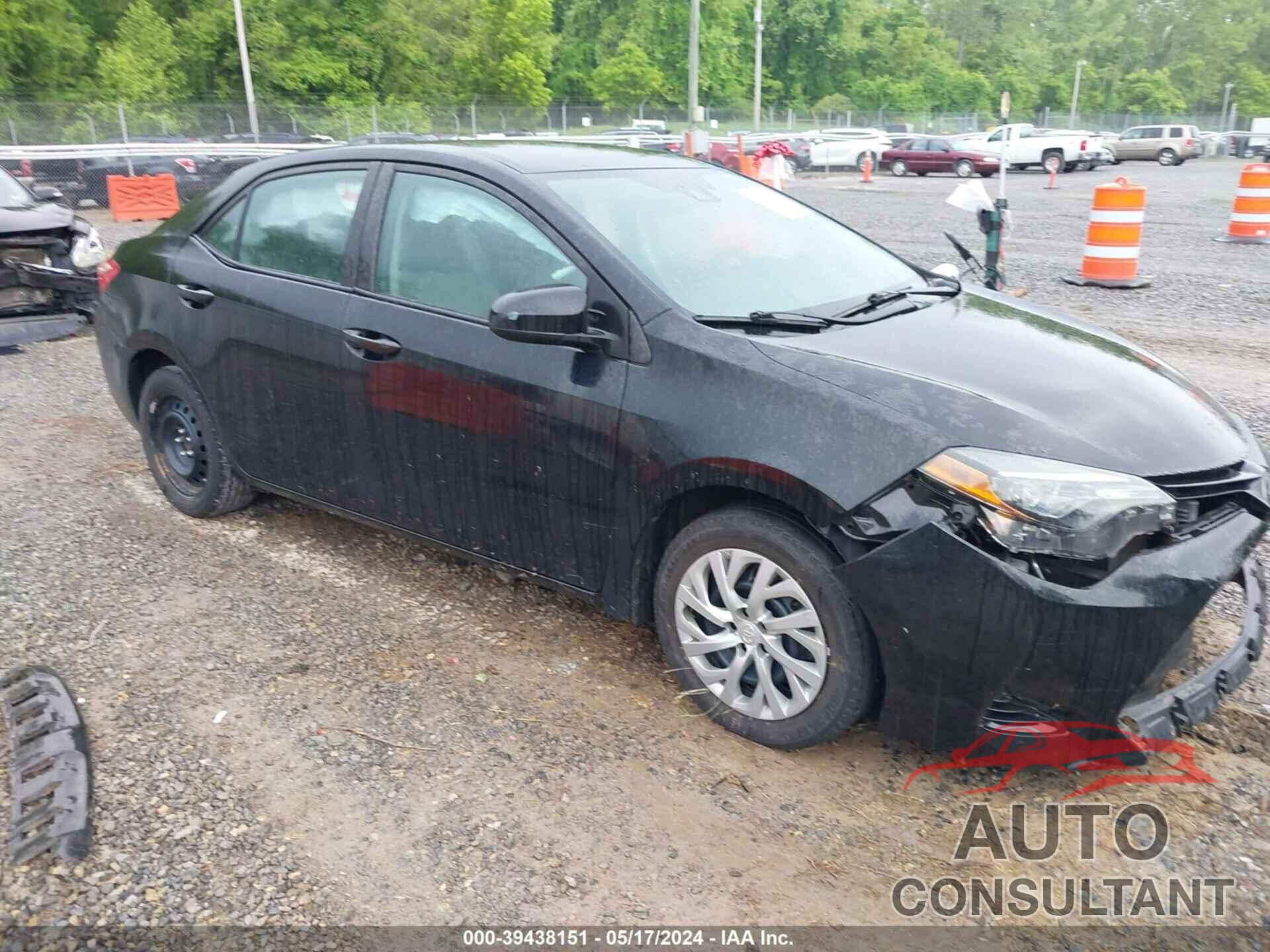 TOYOTA COROLLA 2019 - 2T1BURHE6KC138877