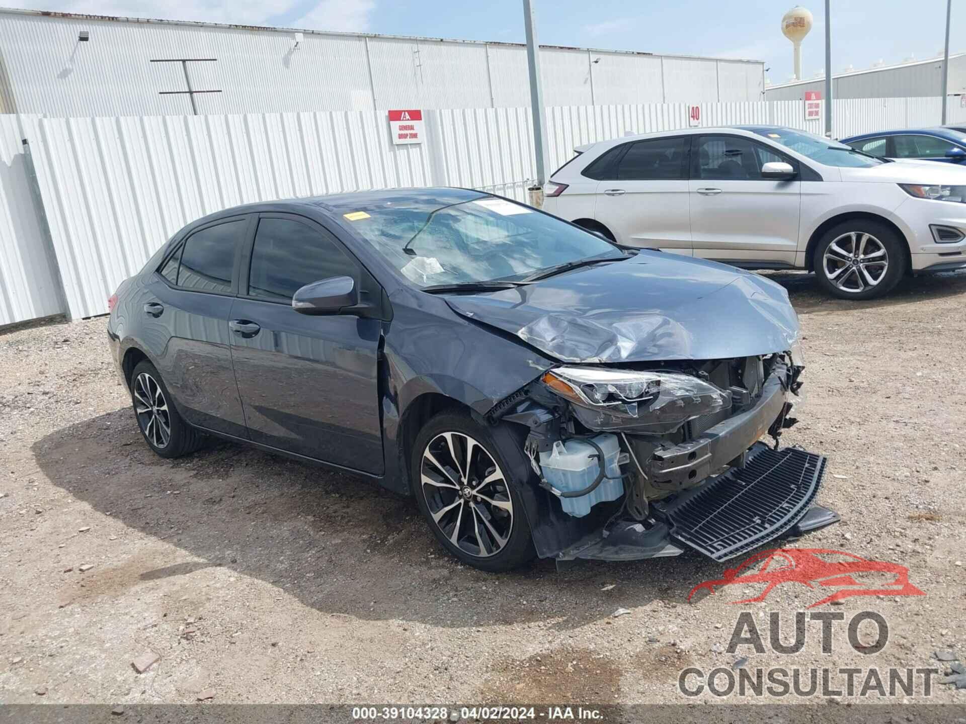 TOYOTA COROLLA 2019 - 5YFBURHEXKP899749