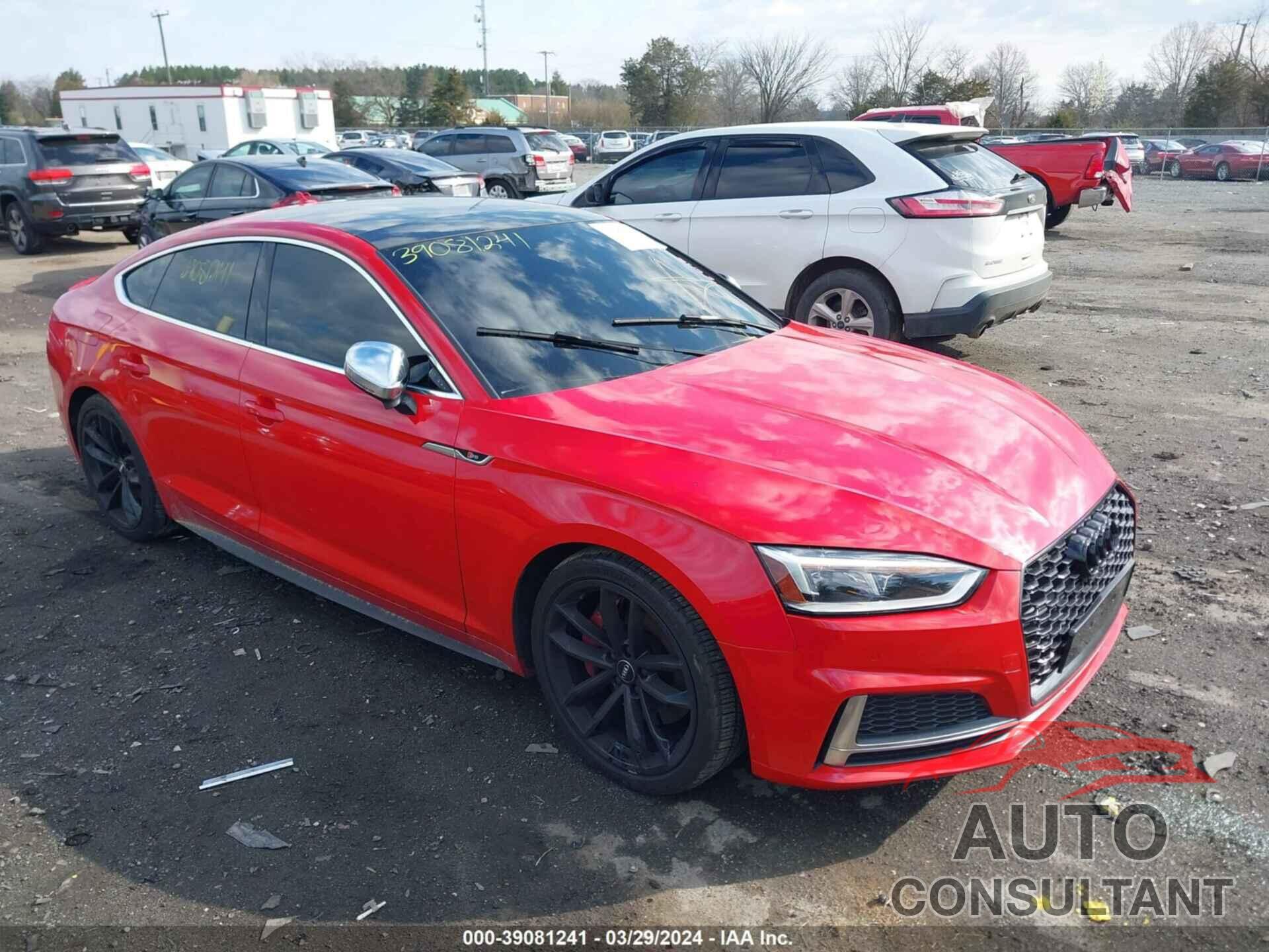 AUDI S5 2018 - WAUB4CF53JA038882