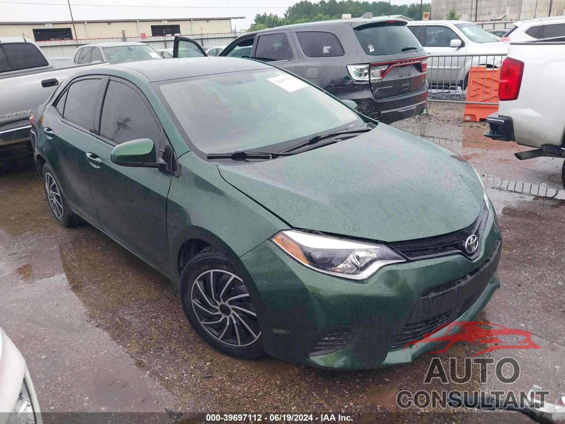 TOYOTA COROLLA 2016 - 2T1BURHE8GC495677