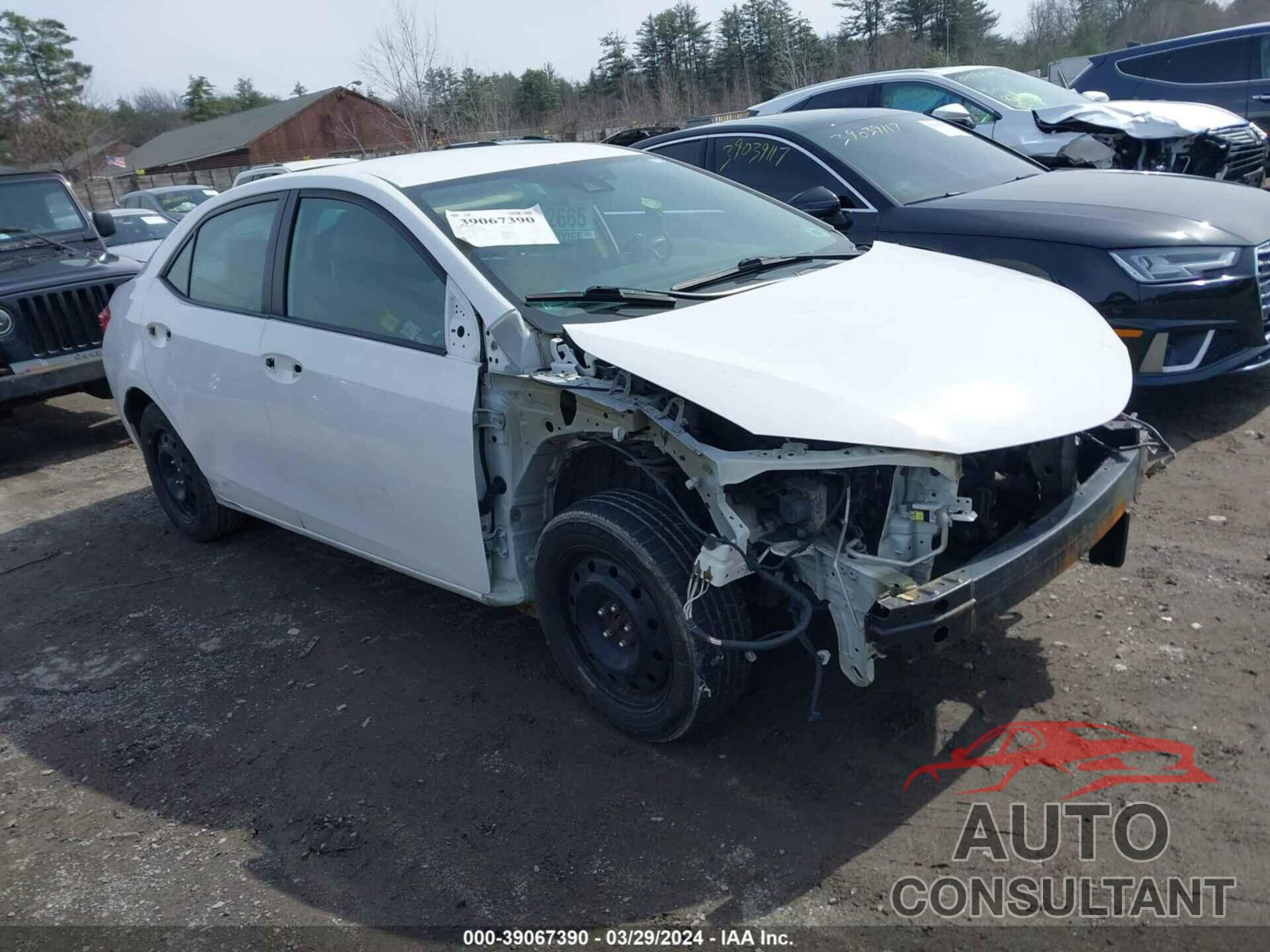 TOYOTA COROLLA 2017 - 2T1BURHE4HC943365