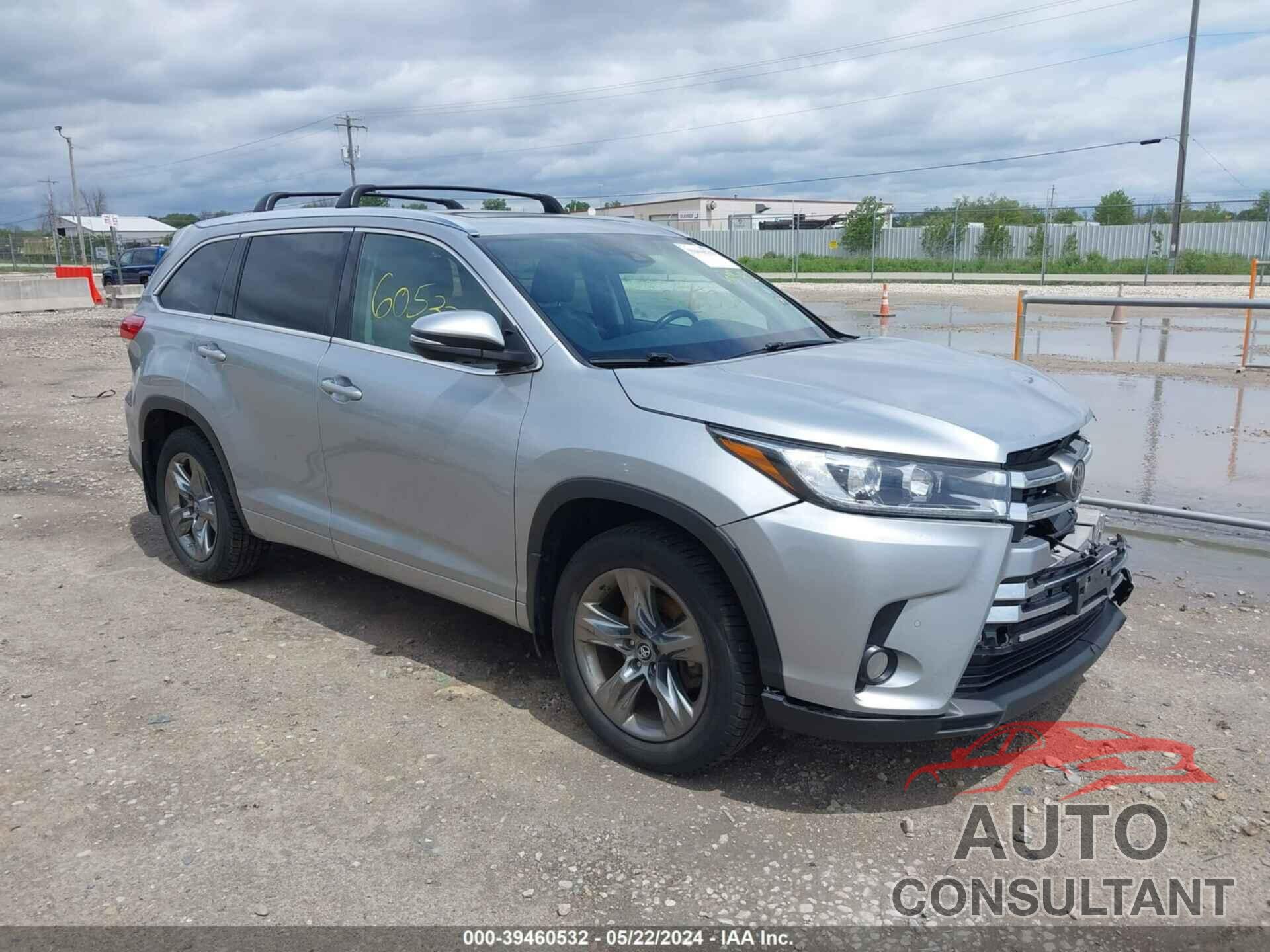 TOYOTA HIGHLANDER 2017 - 5TDDZRFH0HS466187