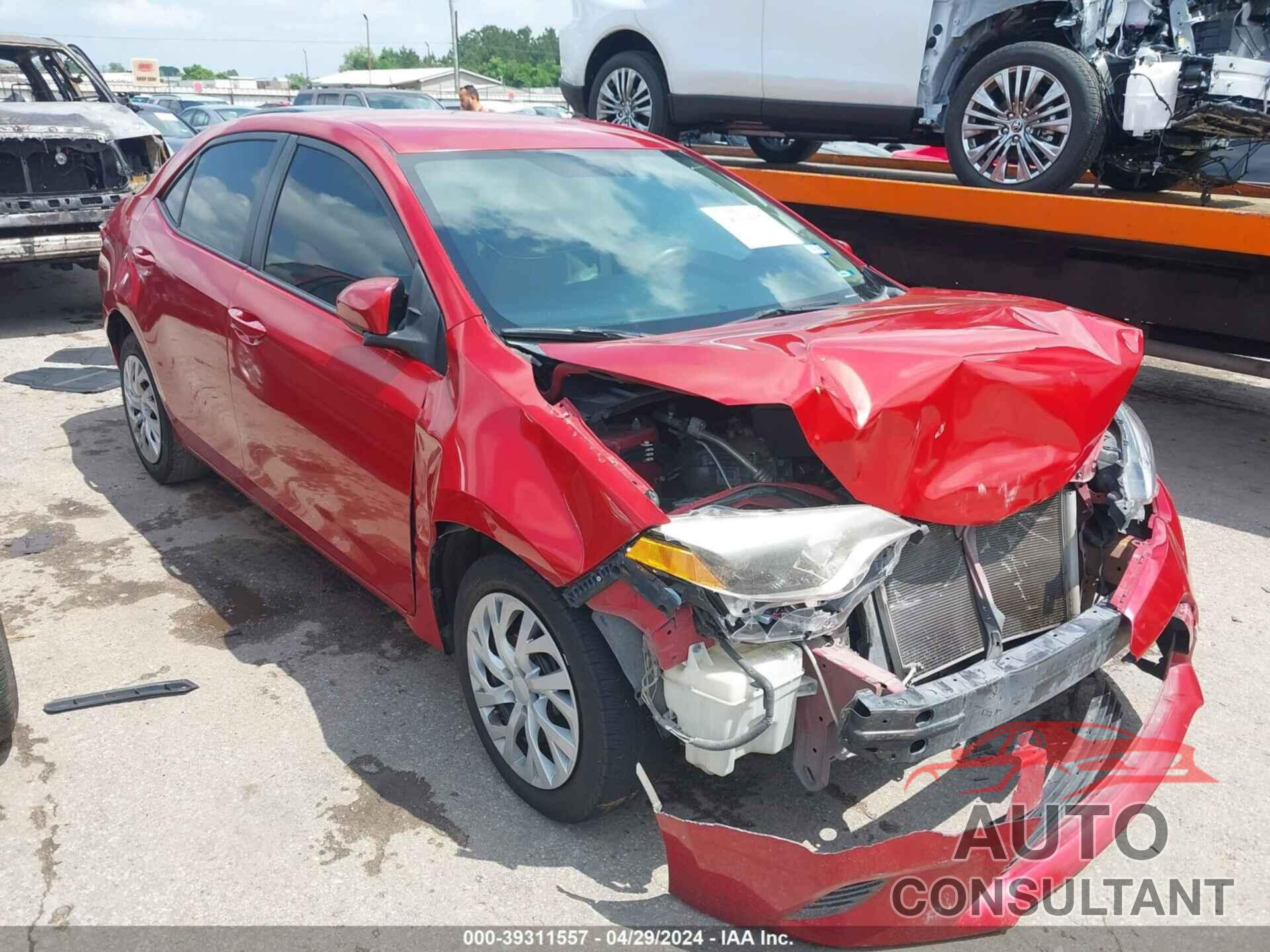 TOYOTA COROLLA 2016 - 5YFBURHE3GP378413