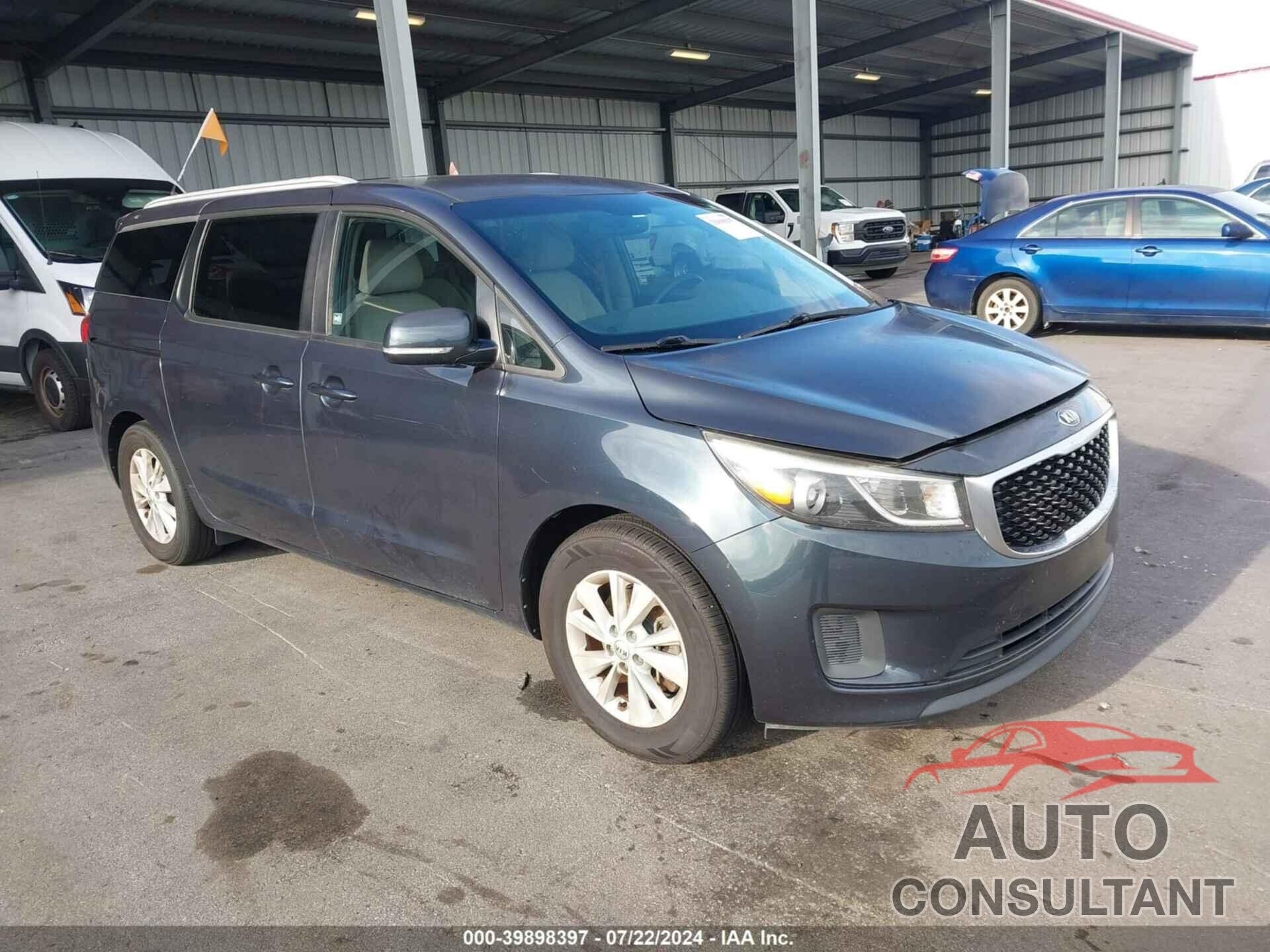 KIA SEDONA 2016 - KNDMB5C10G6116366