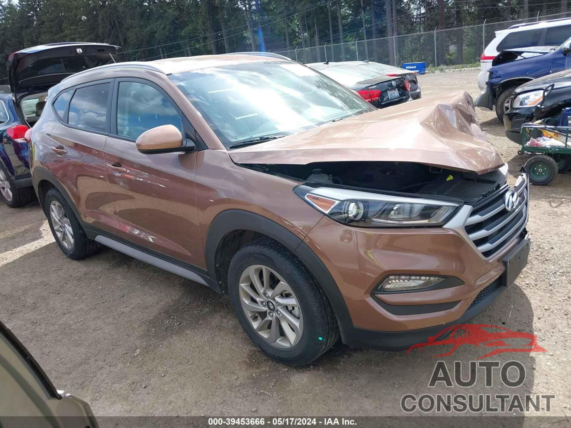 HYUNDAI TUCSON 2017 - KM8J3CA45HU434297