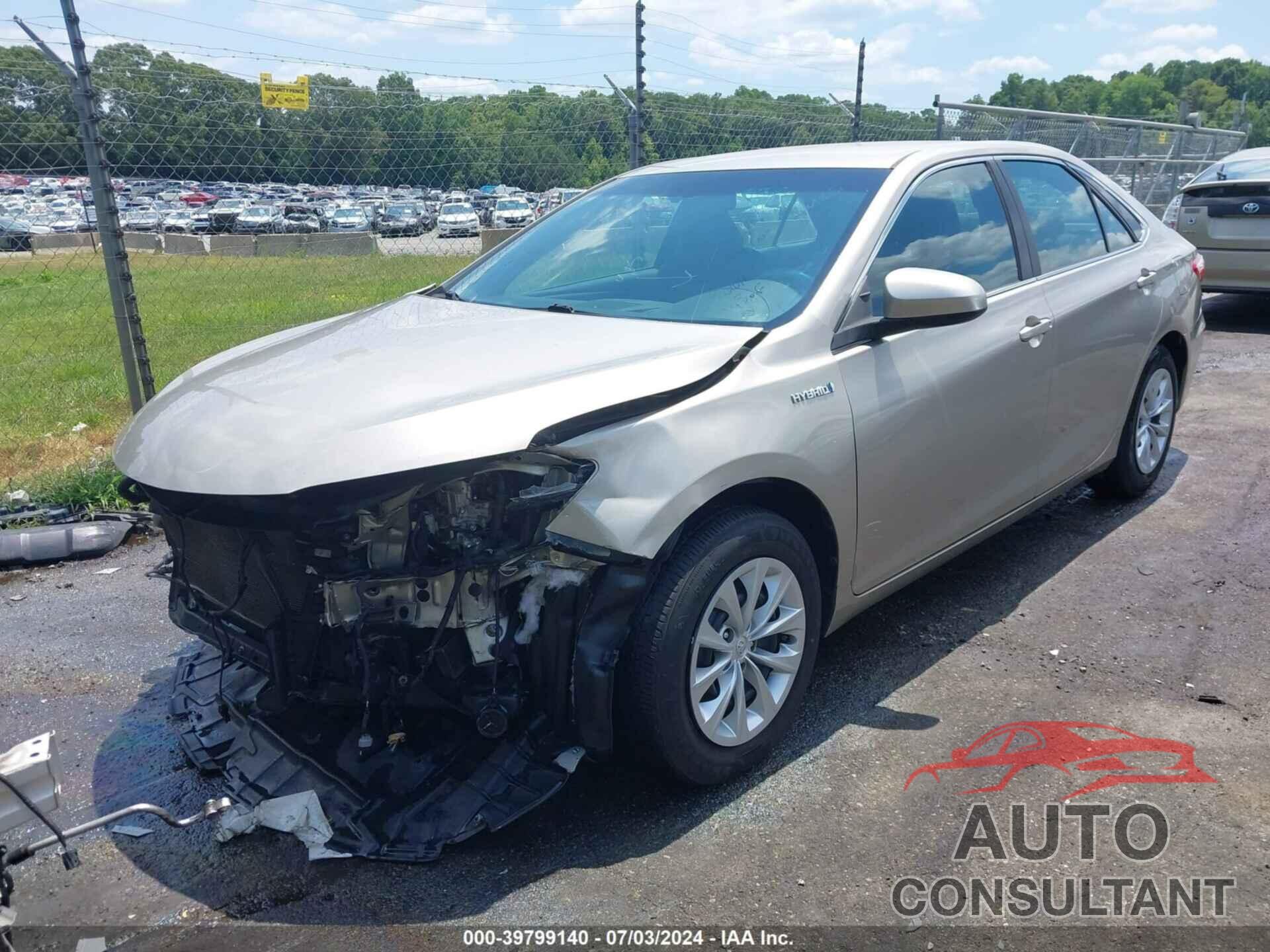 TOYOTA CAMRY HYBRID 2016 - 4T1BD1FK2GU199305