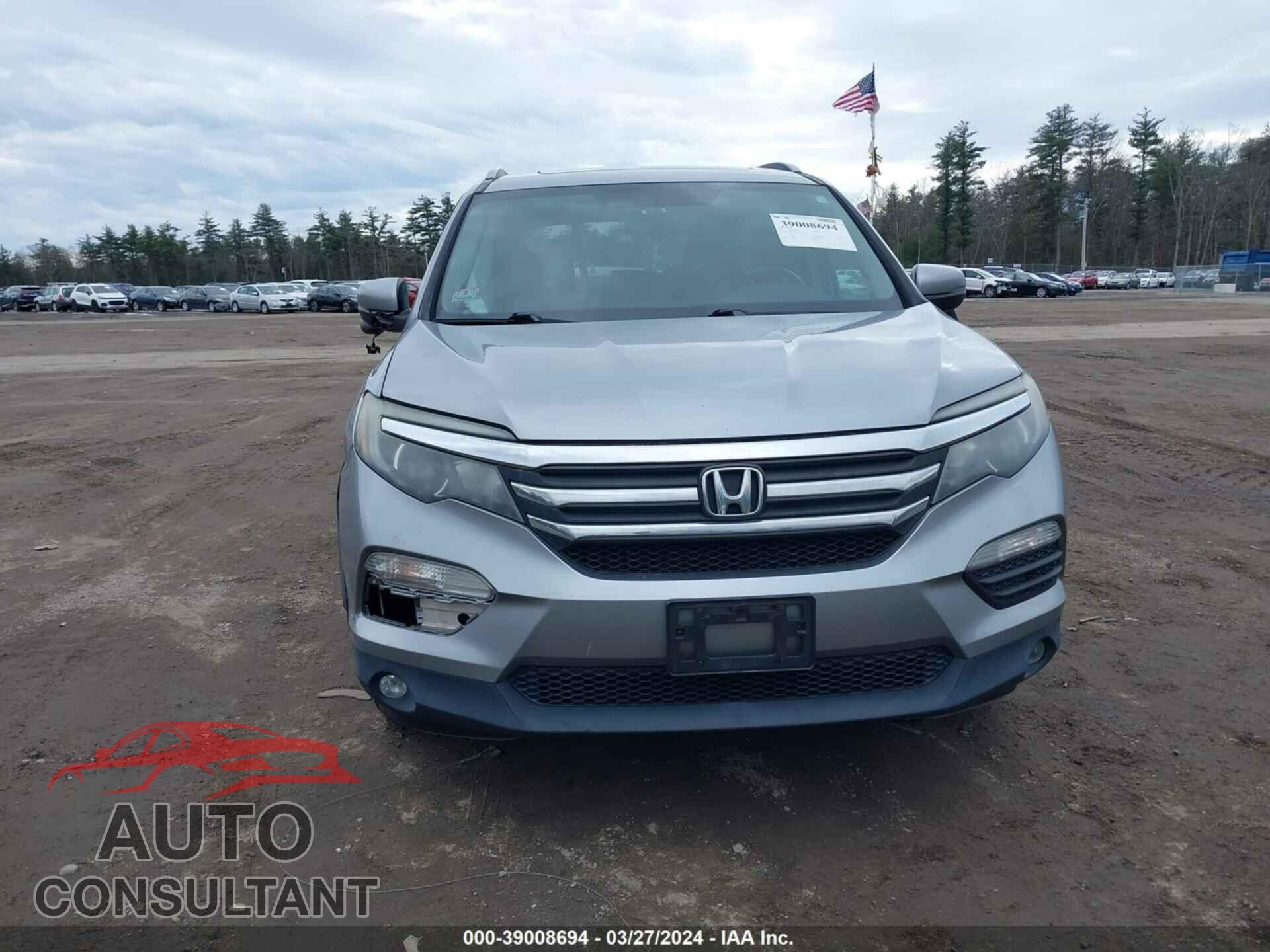 HONDA PILOT 2016 - 5FNYF6H57GB016017