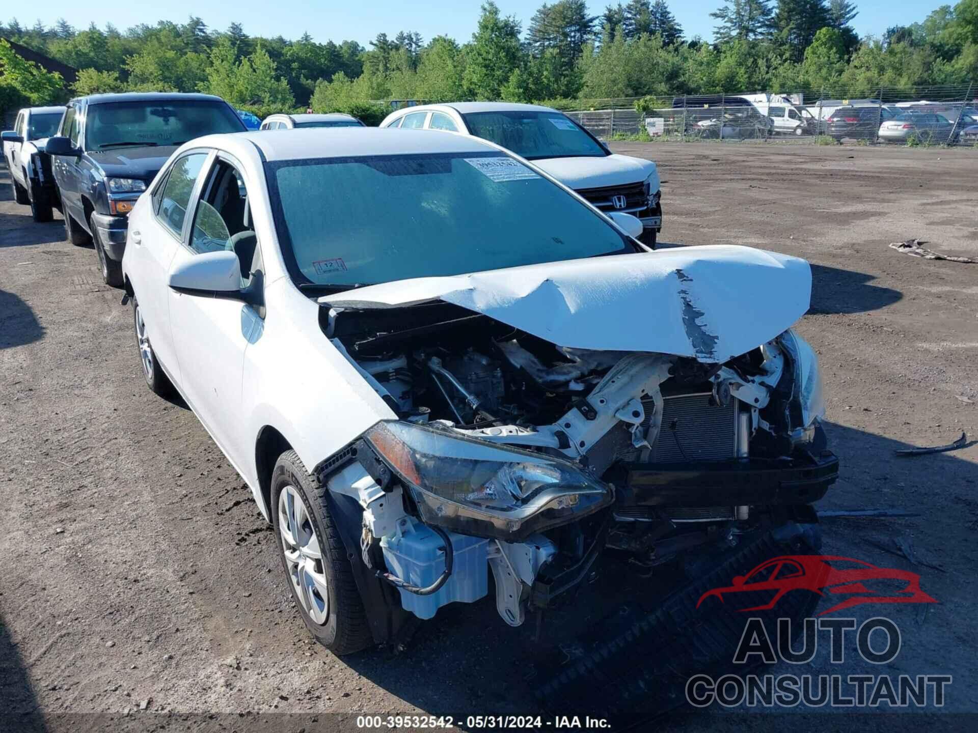 TOYOTA COROLLA 2016 - 5YFBURHE3GP542887