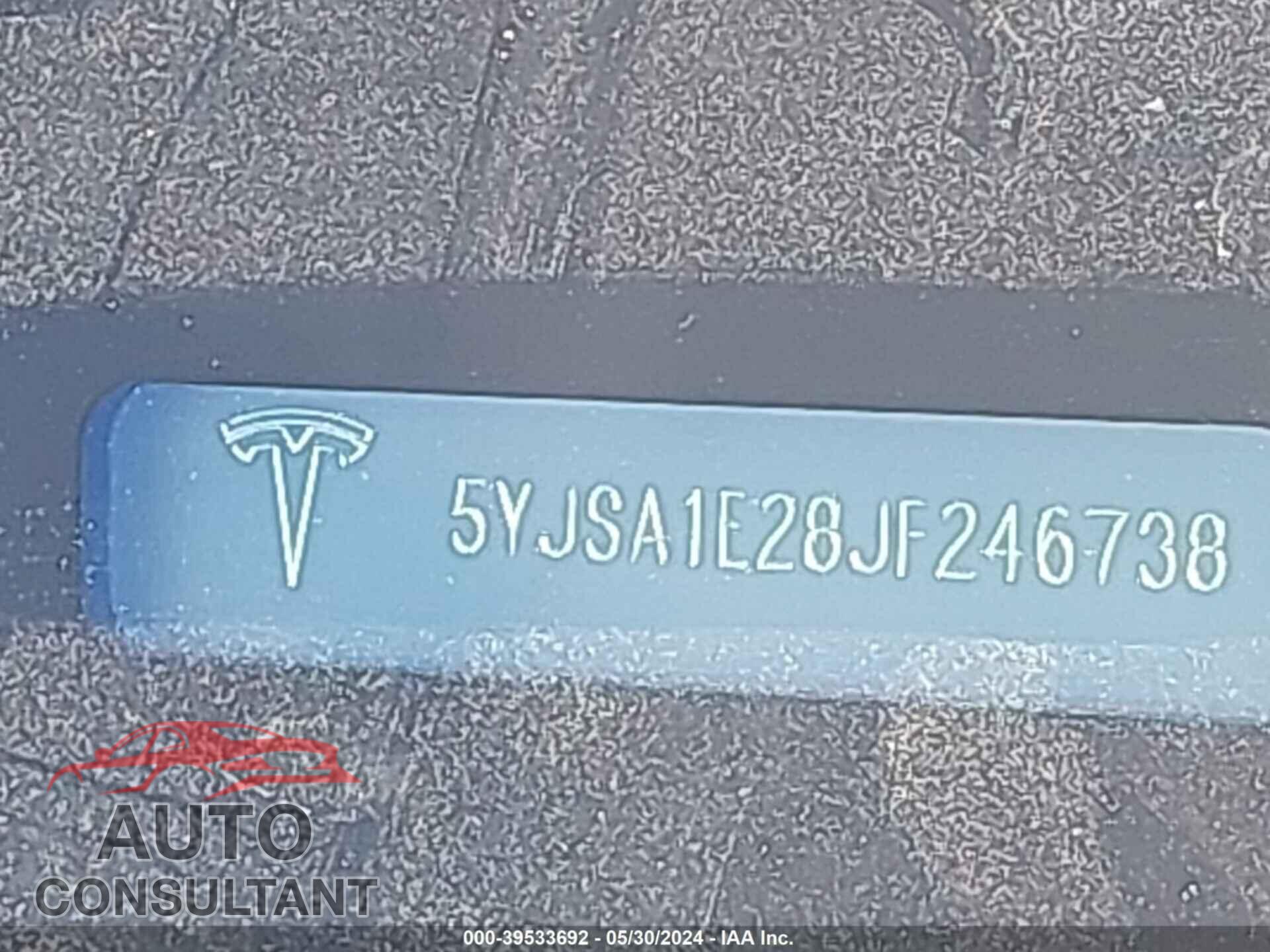 TESLA MODEL S 2018 - 5YJSA1E28JF246738