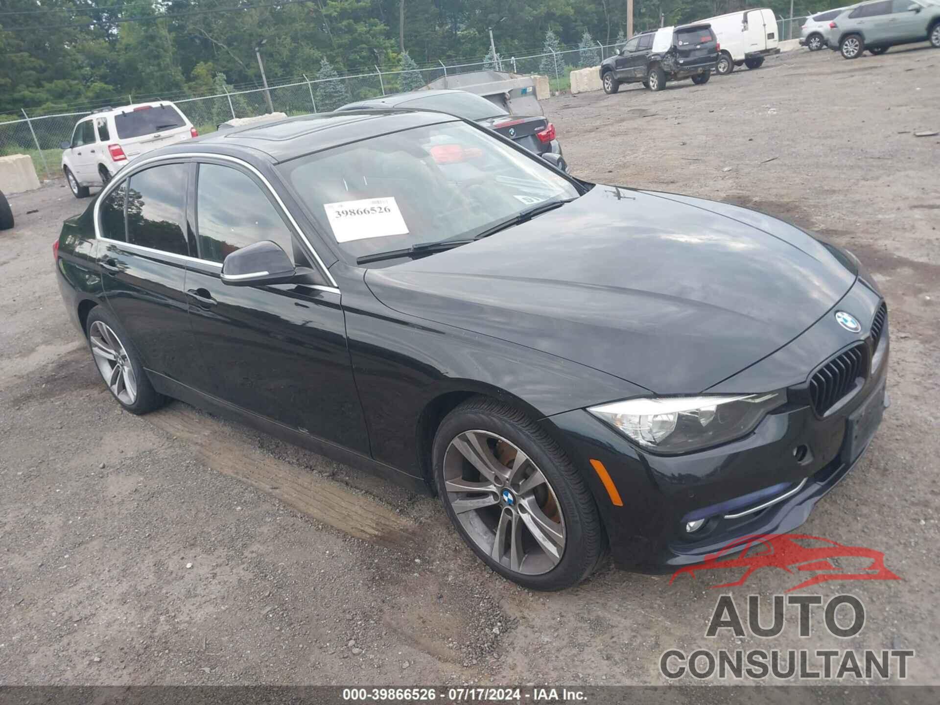 BMW 330I 2017 - WBA8D9G54HNT90979