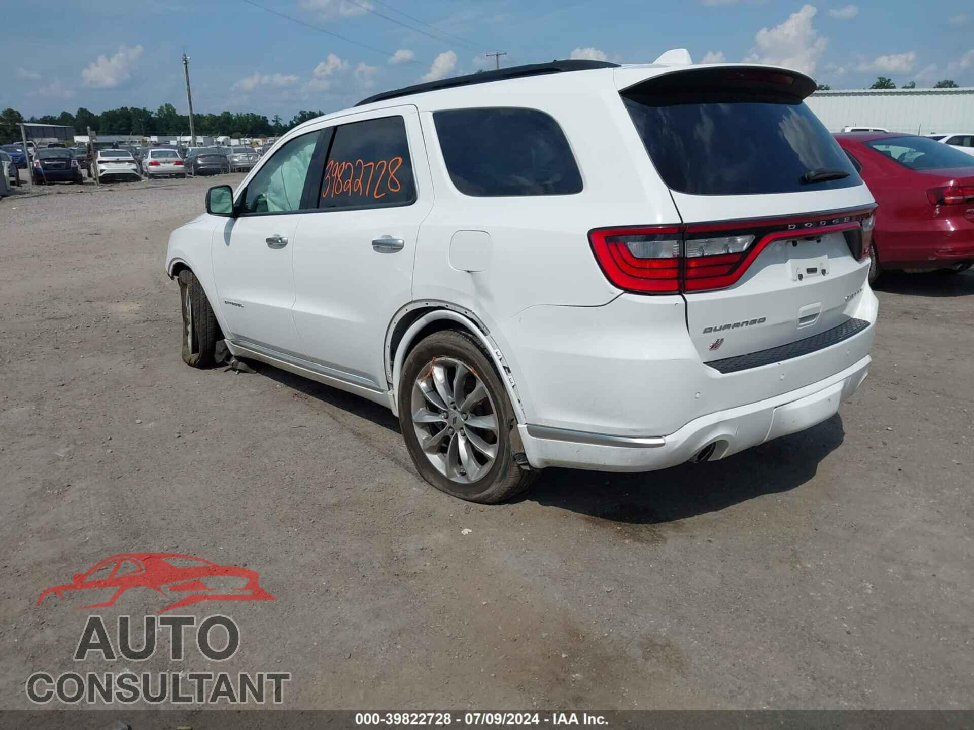 DODGE DURANGO 2022 - 1C4SDJET9NC219079