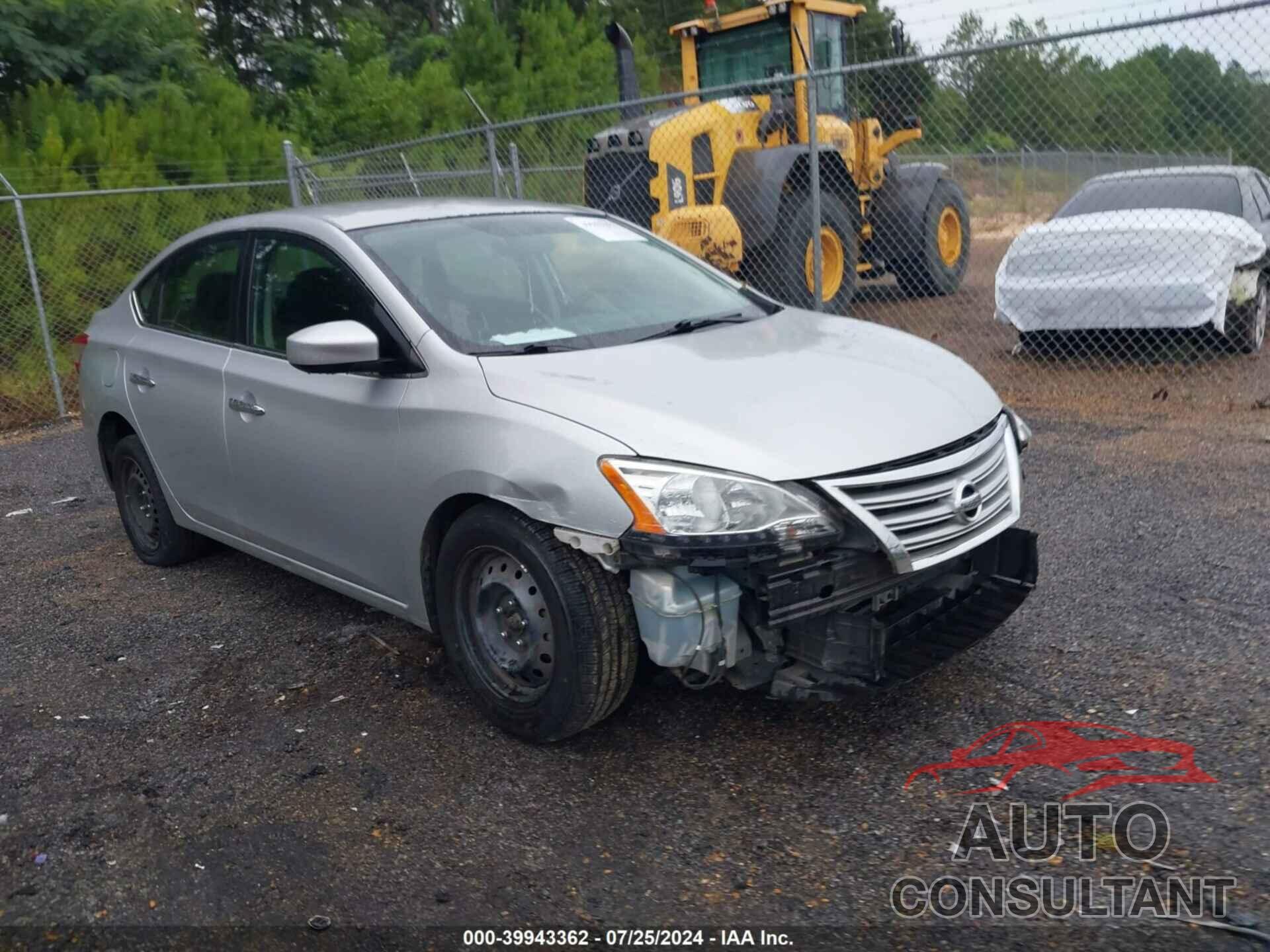 NISSAN SENTRA 2015 - 3N1AB7APXFY349994