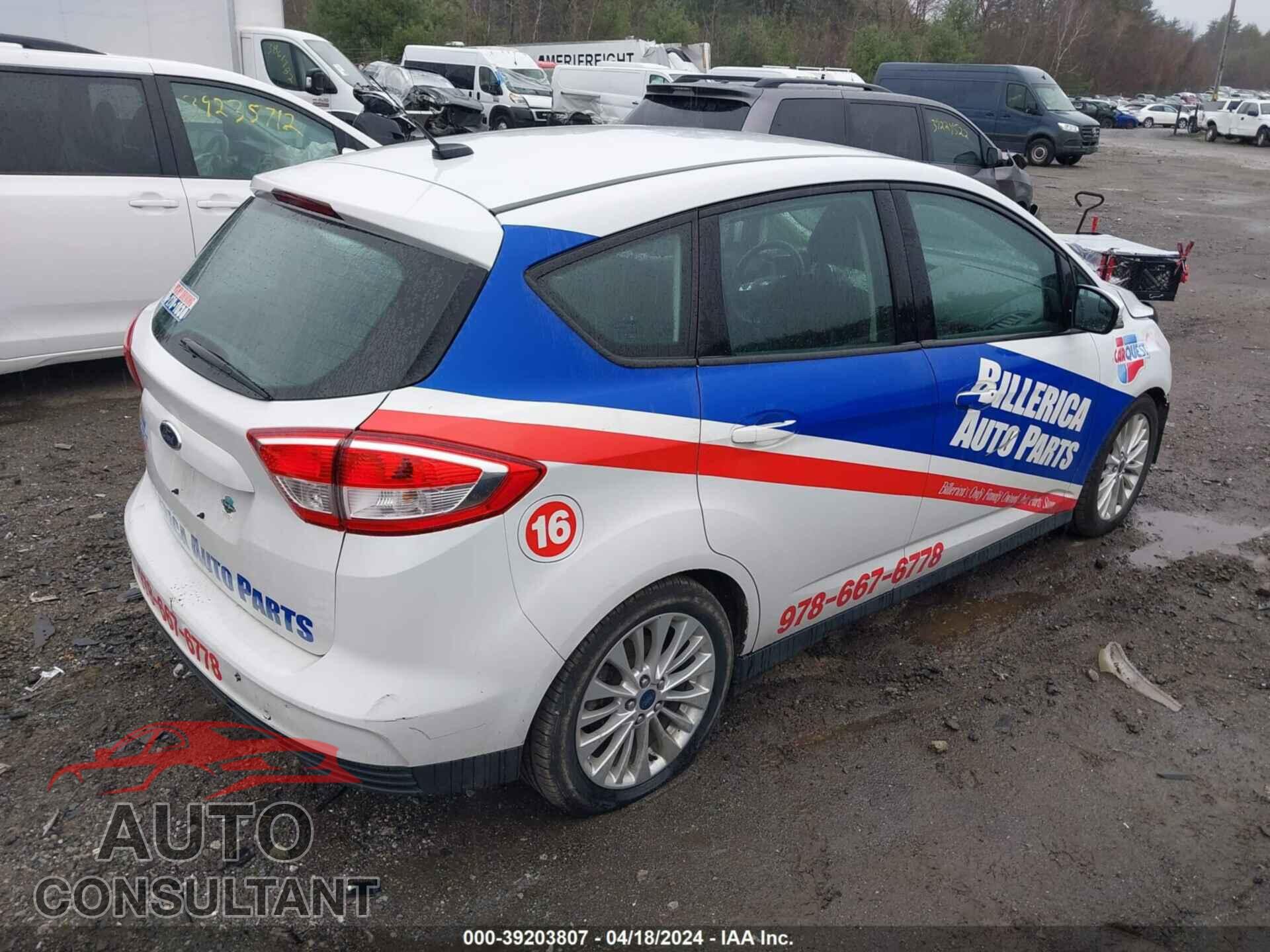 FORD C-MAX ENERGI 2017 - 1FADP5EU4HL102021